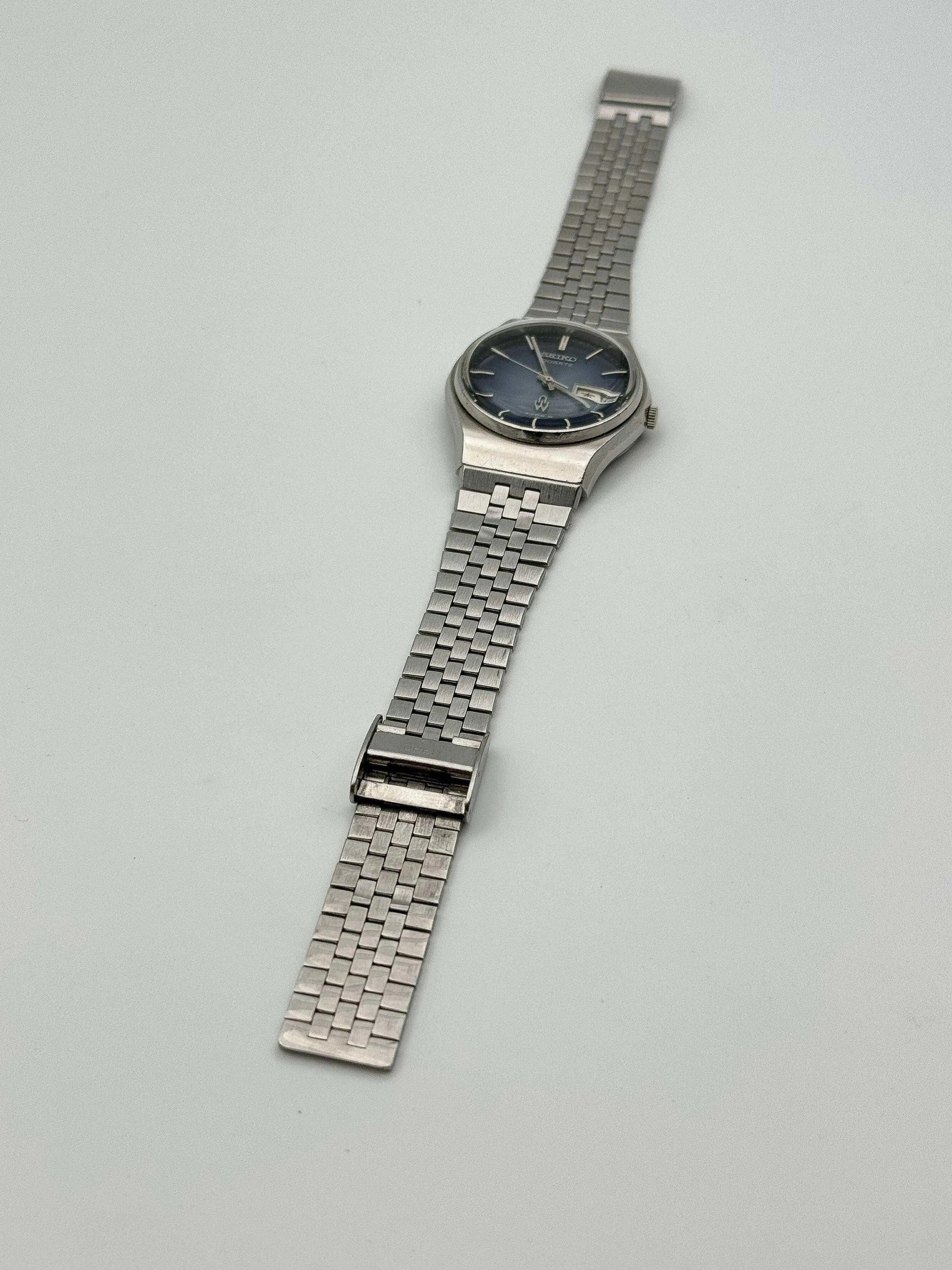Seiko - Type II Blue Daydate Kanji Acier - 1978 - Atelier Victor - Vintage Shop