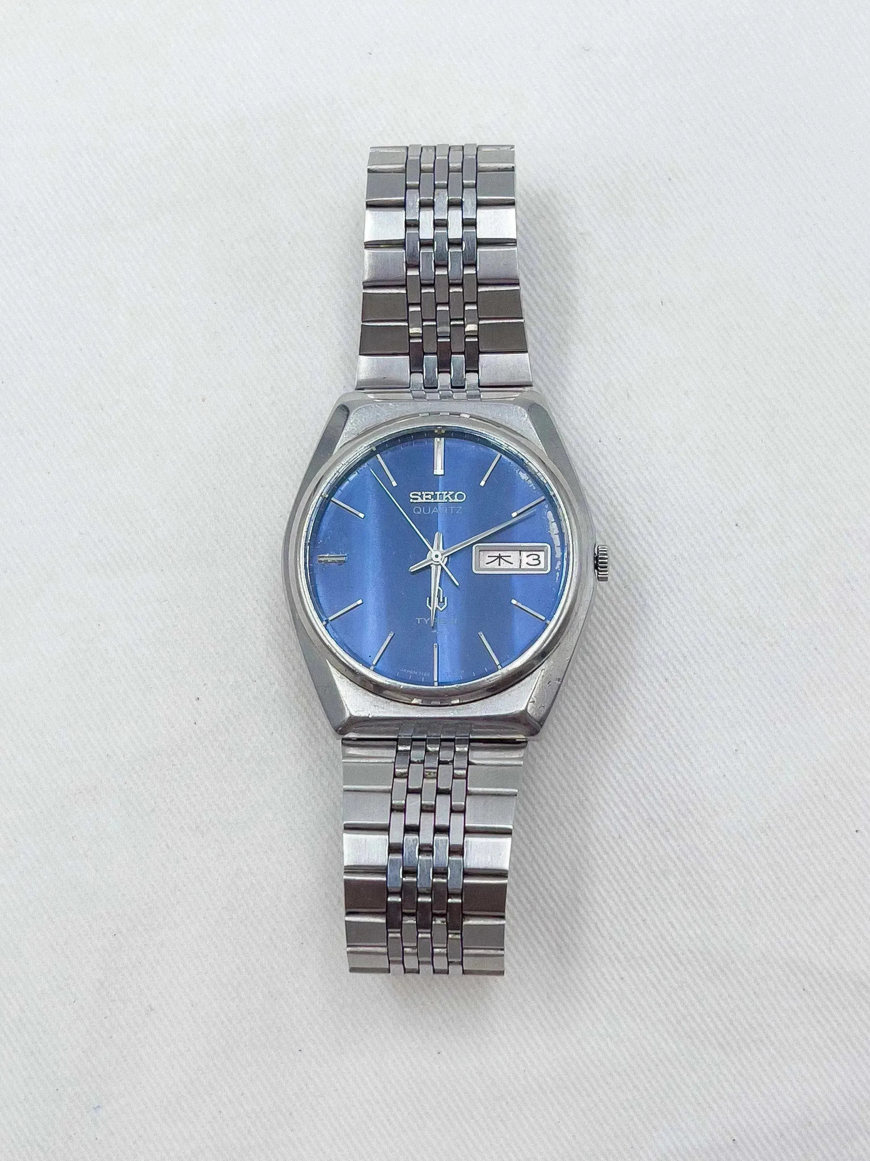 Seiko - Type II Daydate bleu Kanji - 1978 - Atelier Victor