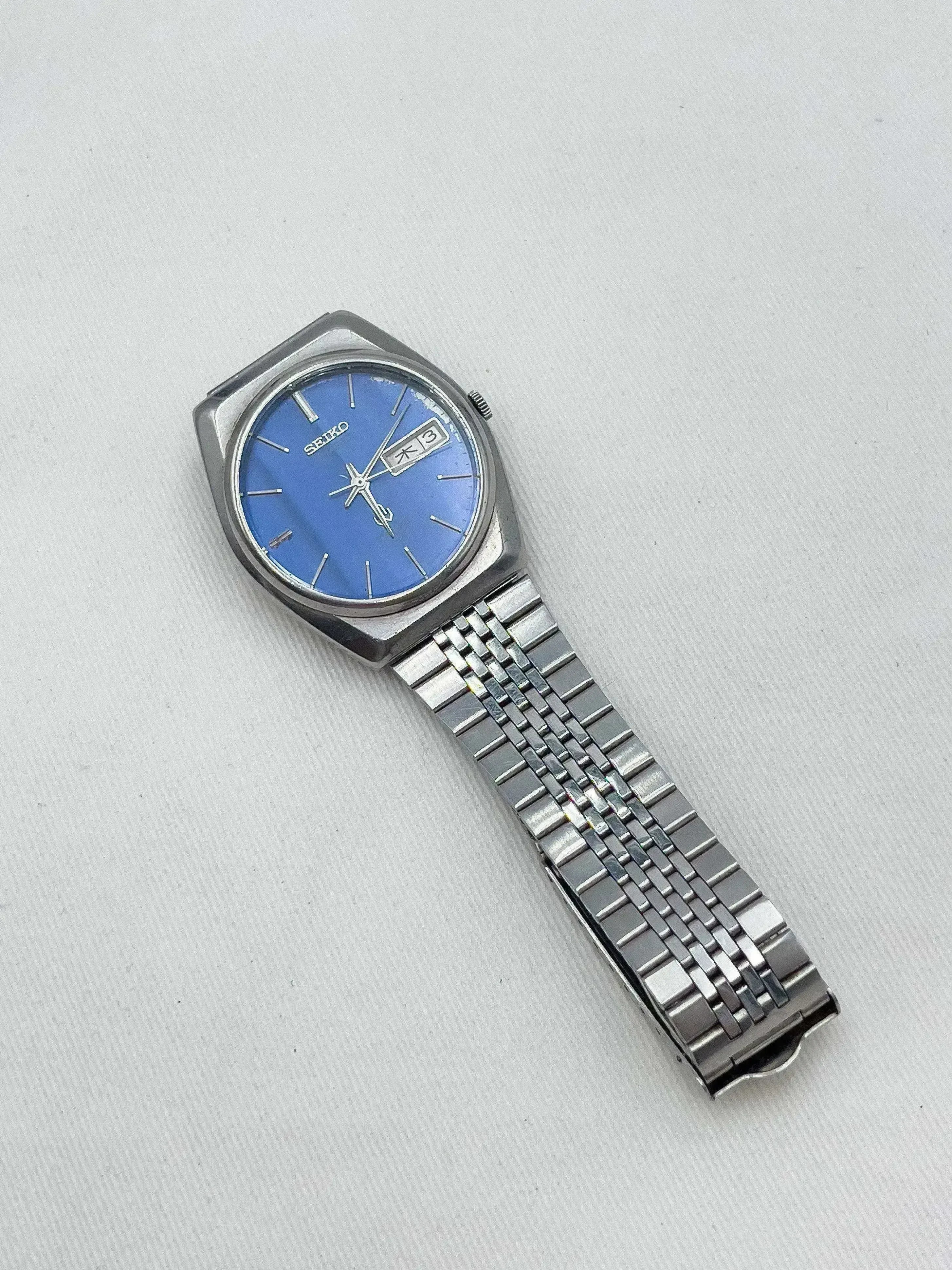 Seiko - Type II Daydate bleu Kanji - 1978 - Atelier Victor