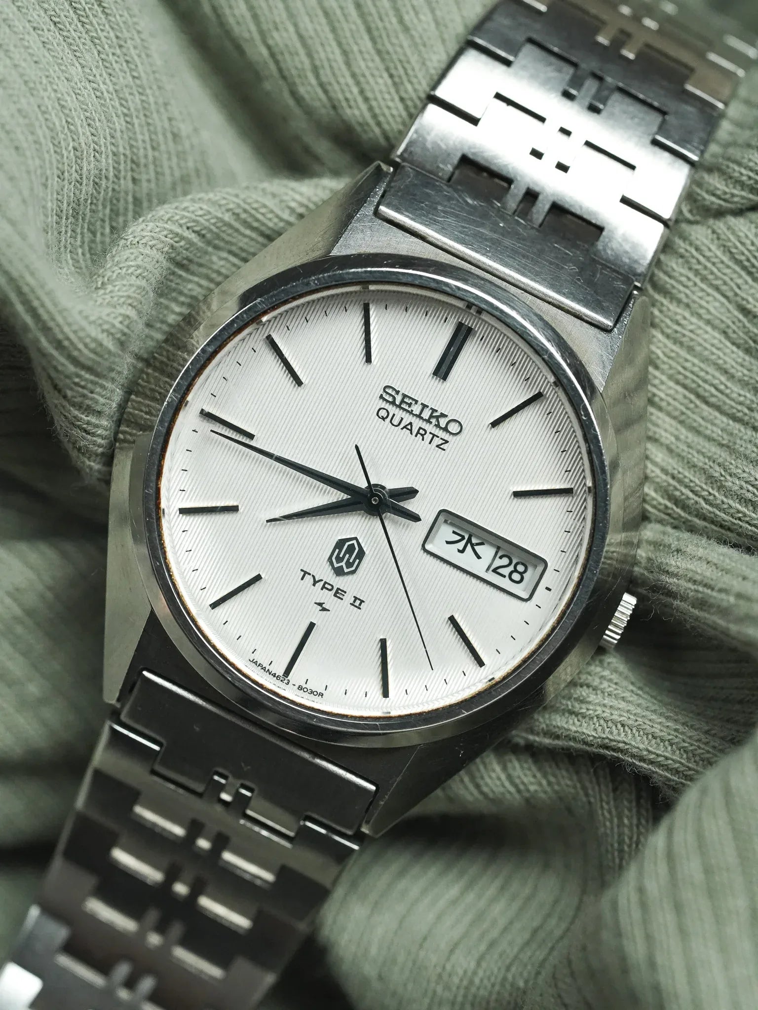Seiko - Type II Daydate kanji Acier tapissé bracelet acier spéciale - 1987 - Atelier Victor - Vintage Shop