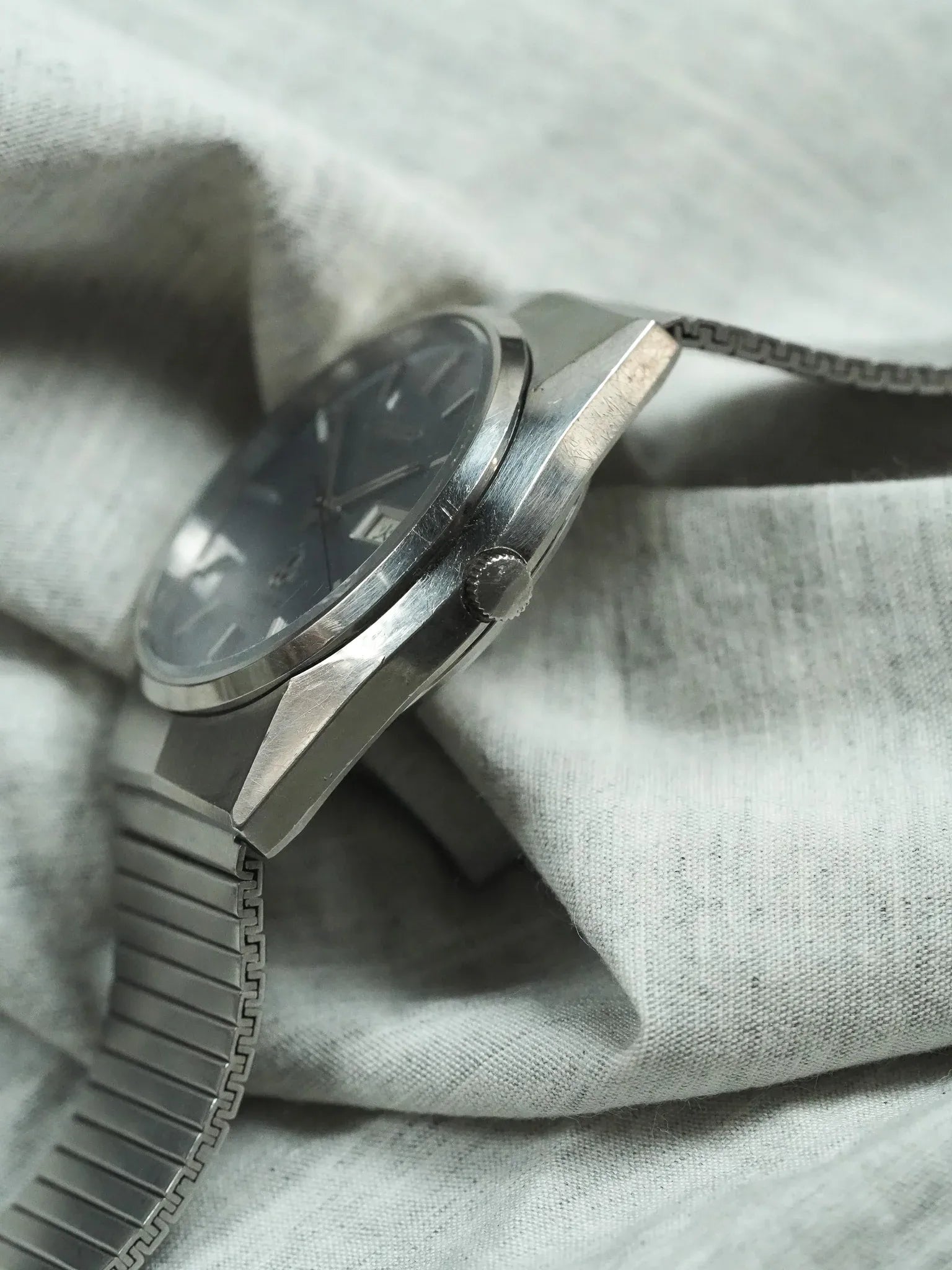 Seiko - Type II Daydate Kanji Cadran bleu gris - 1977 - Atelier Victor - Vintage Shop