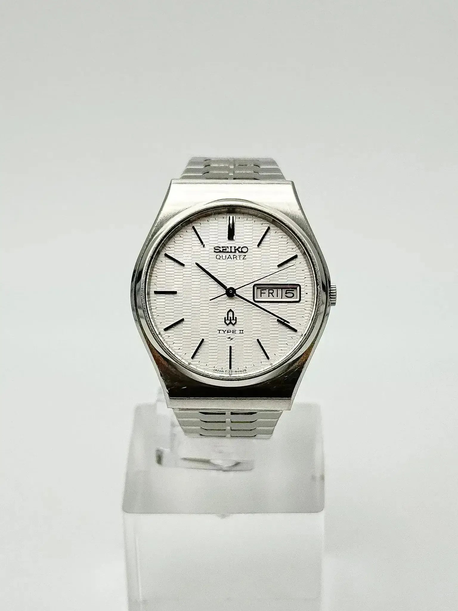 Seiko - Type II Daydate Tapisserie Acier - 1979 - Atelier Victor