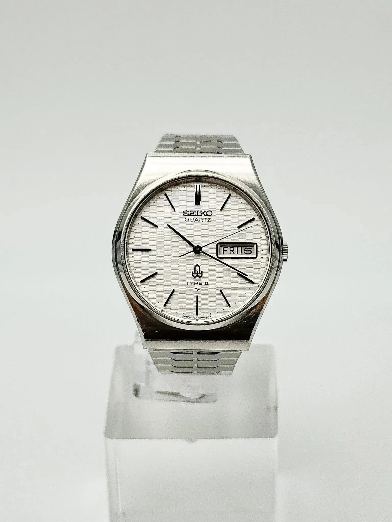 Seiko - Type II Daydate Tapisserie Acier - 1979 - Atelier Victor