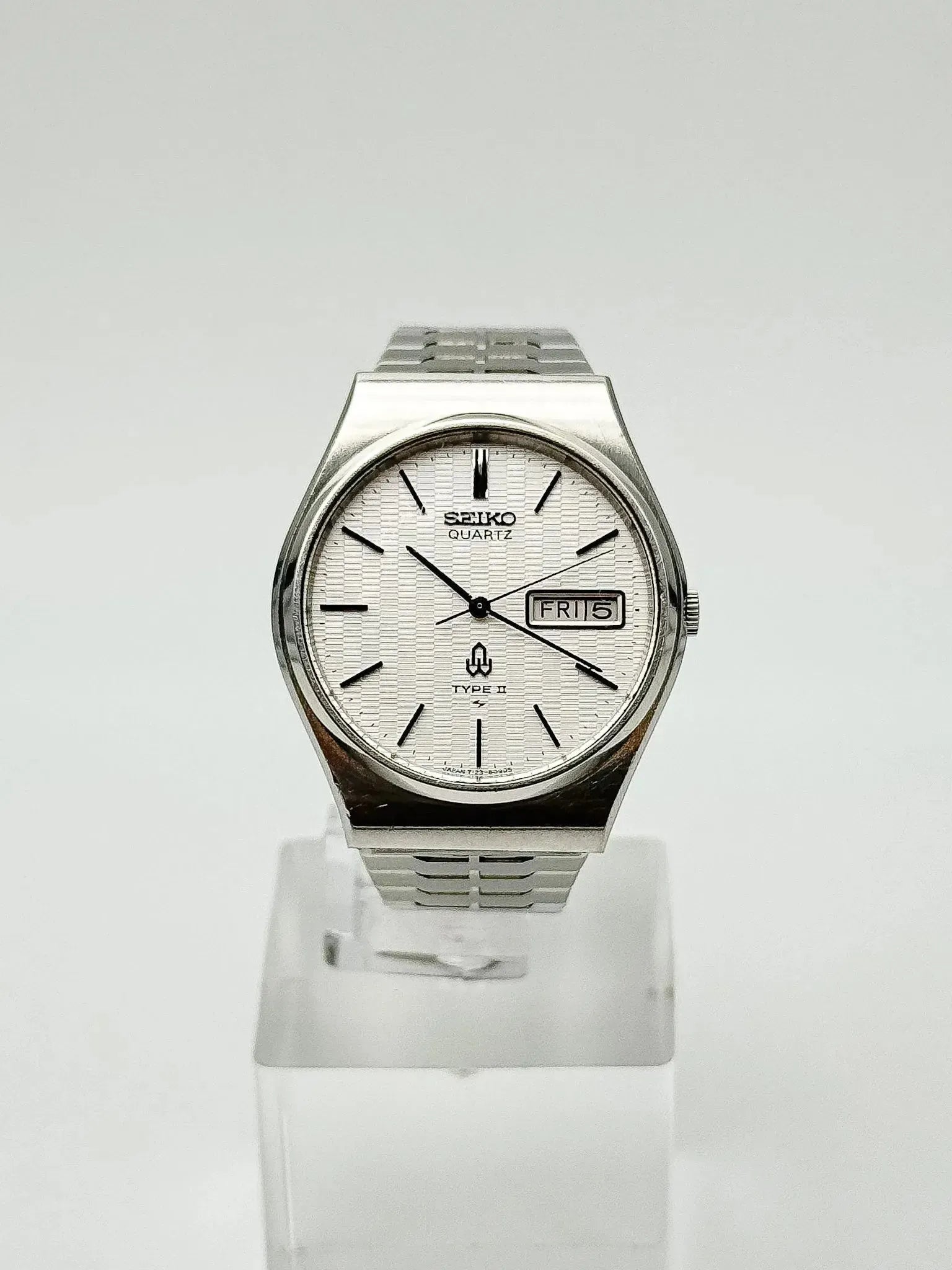 Seiko - Type II Daydate Tapisserie Acier - 1979 - Atelier Victor