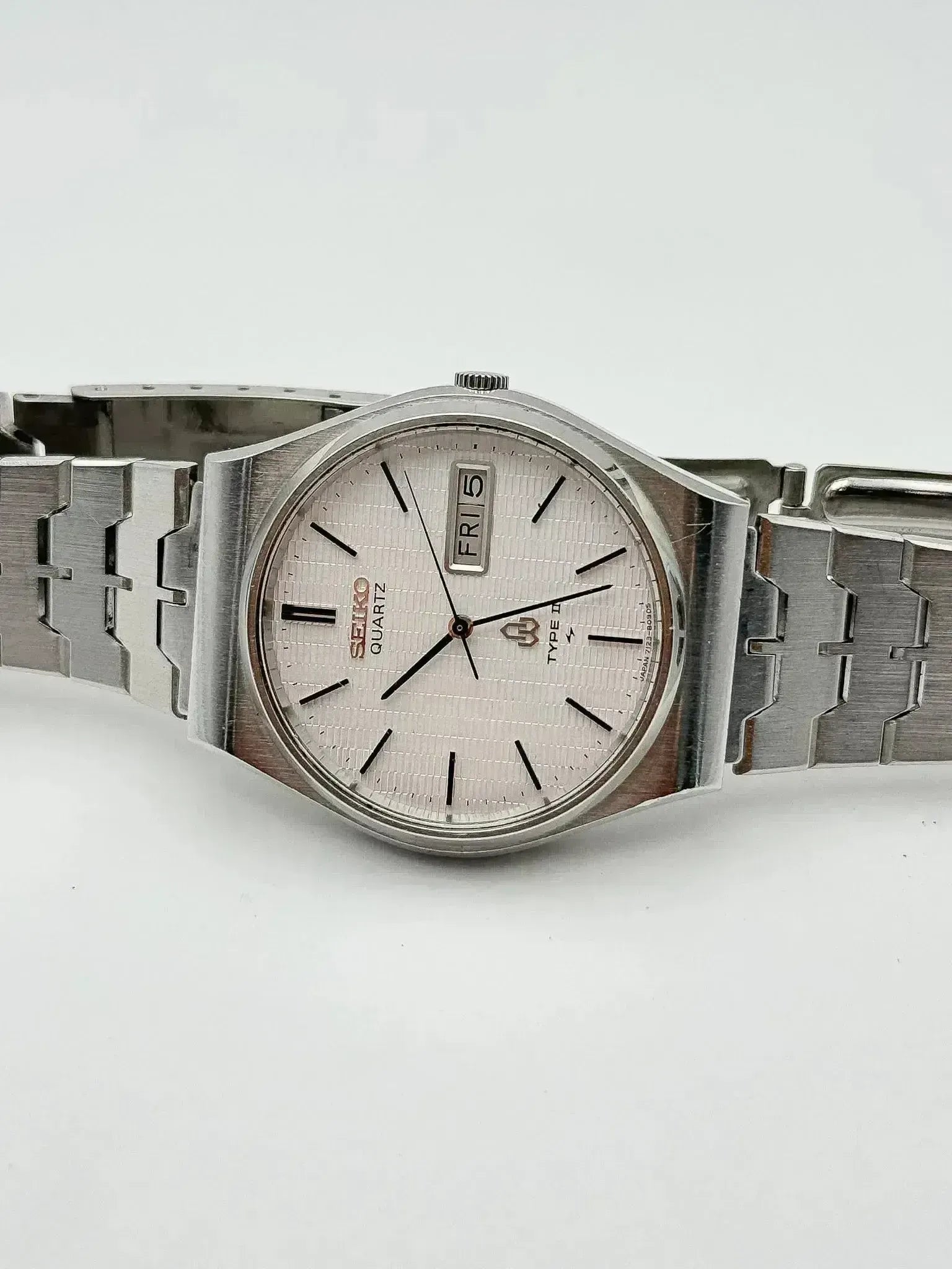 Seiko - Type II Daydate Tapisserie Acier - 1979 - Atelier Victor