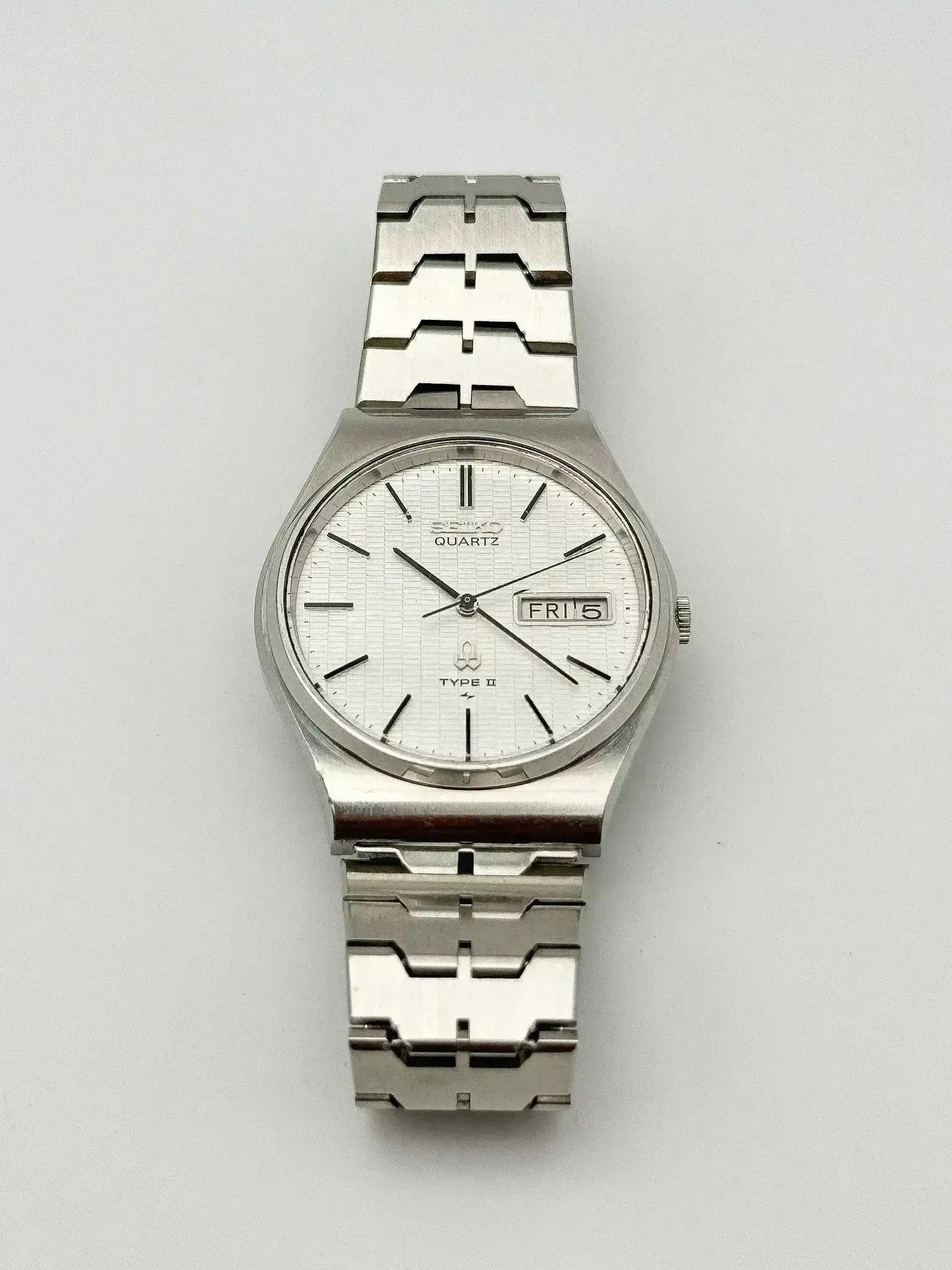 Seiko - Type II Daydate Tapisserie Acier - 1979 - Atelier Victor