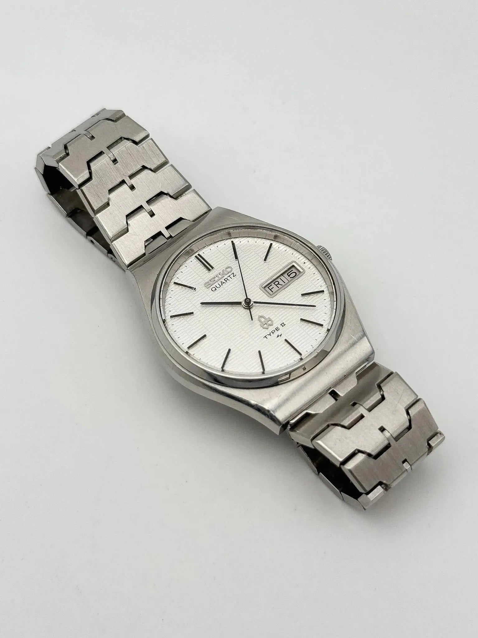 Seiko - Type II Daydate Tapisserie Acier - 1979 - Atelier Victor Paris - Vintage Watch Shop Dubai