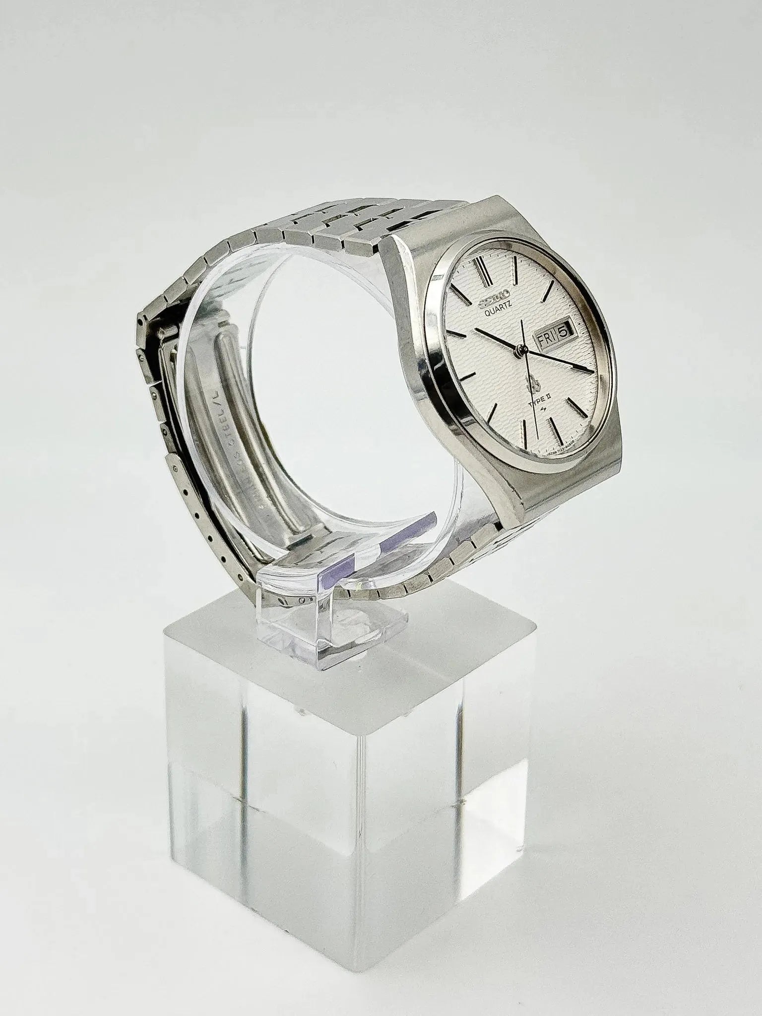 Seiko - Type II Daydate Tapisserie Acier - 1979 - Atelier Victor Paris - Vintage Watch Shop Dubai