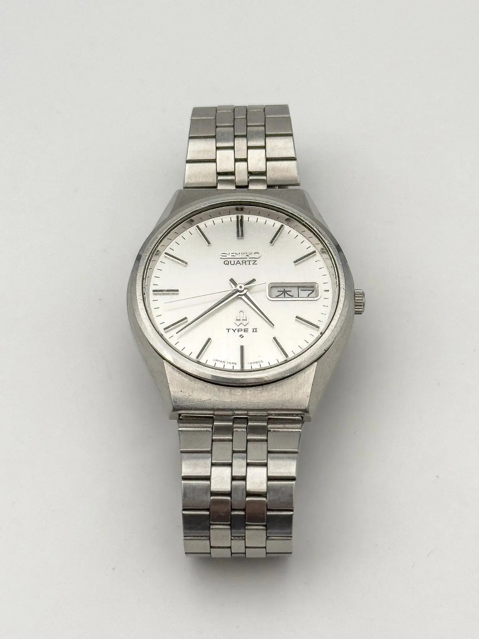 Seiko - Type II Silver Daydate - 1978 - Atelier Victor Paris - Vintage Watch Shop Dubai