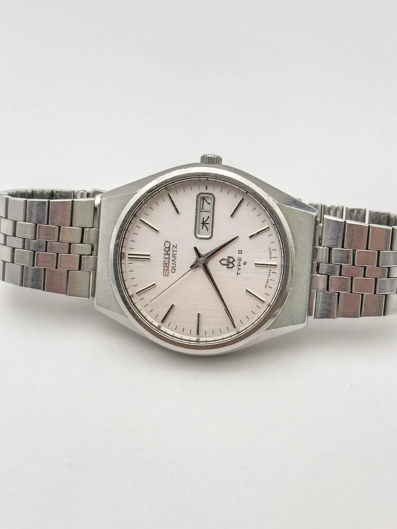 Seiko - Type II Silver Daydate - 1978 - Atelier Victor Paris - Vintage Watch Shop Dubai