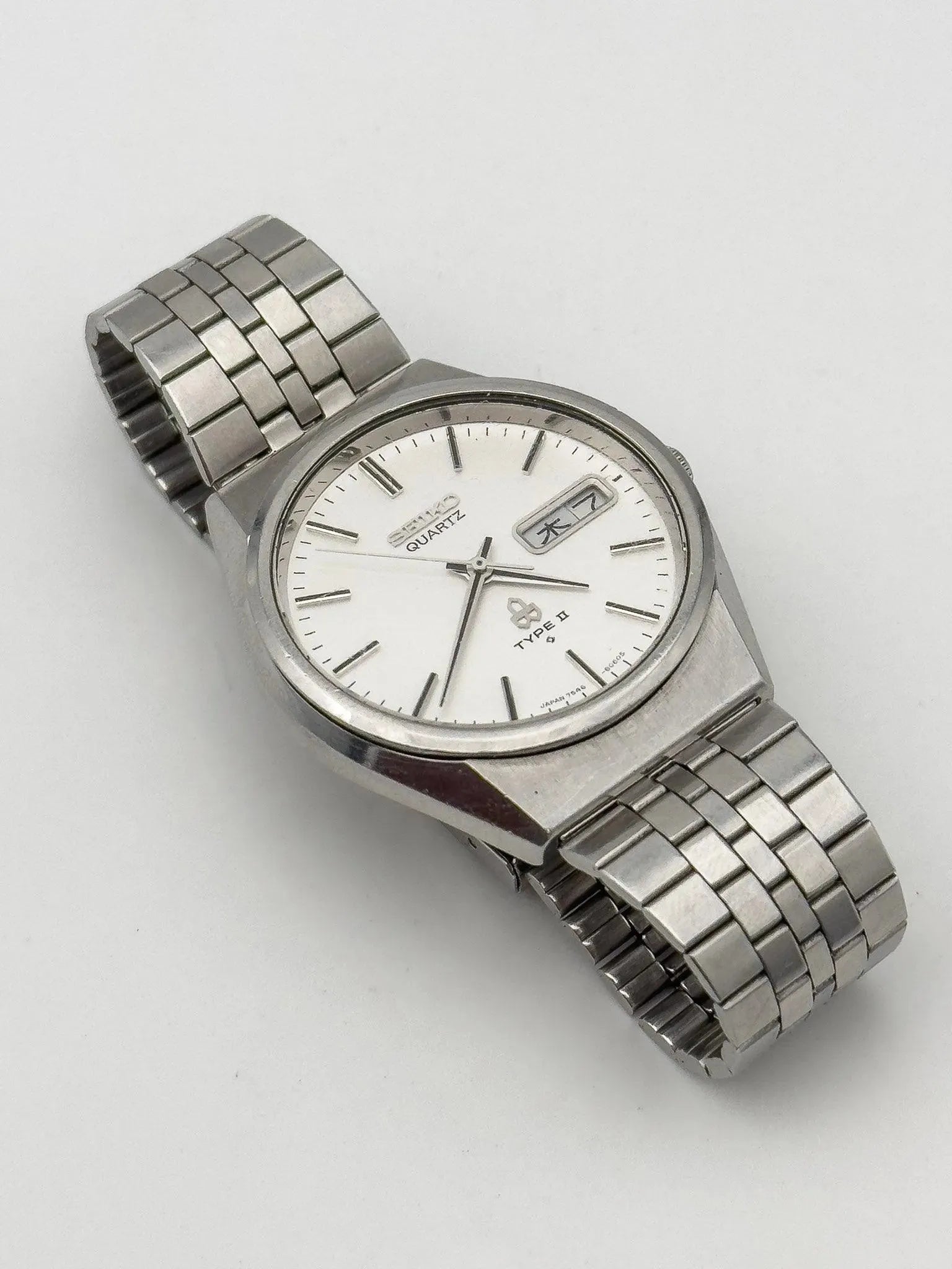 Seiko - Type II Silver Daydate - 1978 - Atelier Victor Paris - Vintage Watch Shop Dubai