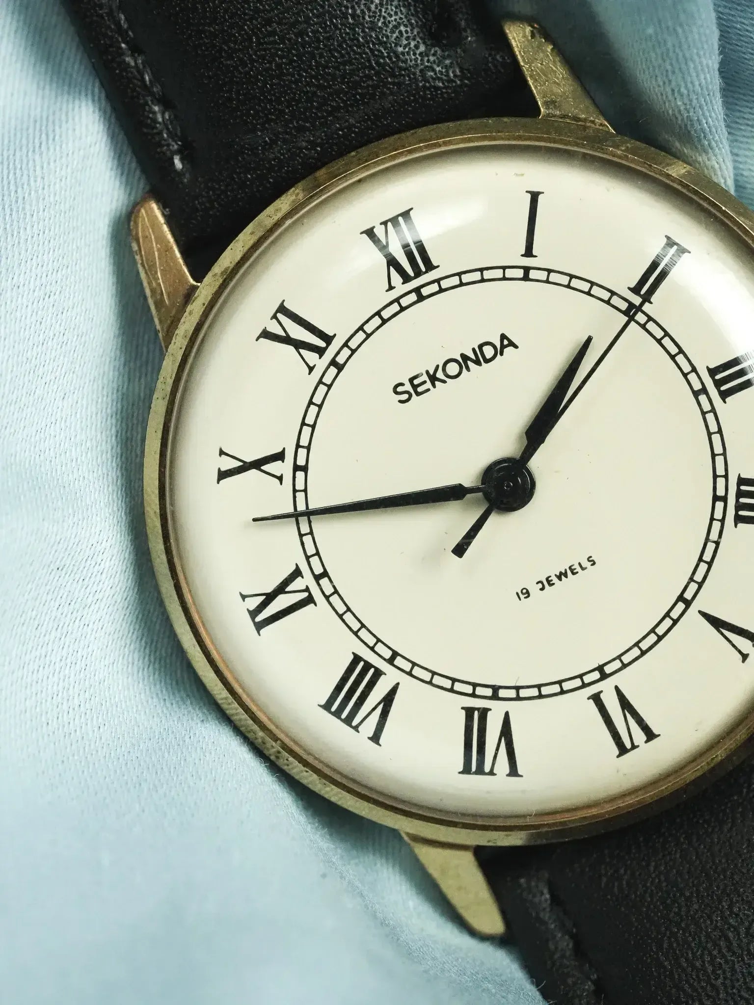 Sekonda - Or Index Romain - 1970s - Atelier Victor