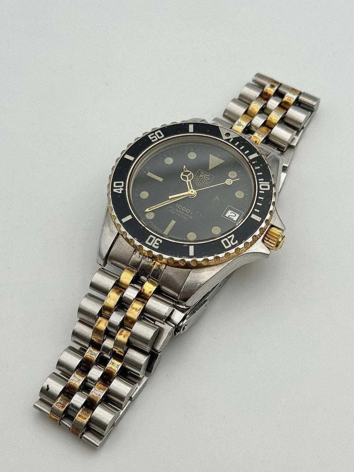 Tag Heuer - 1000 Professional 200 meters Two Tones - 1990’s - Atelier Victor Paris - Vintage Watch Shop Dubai
