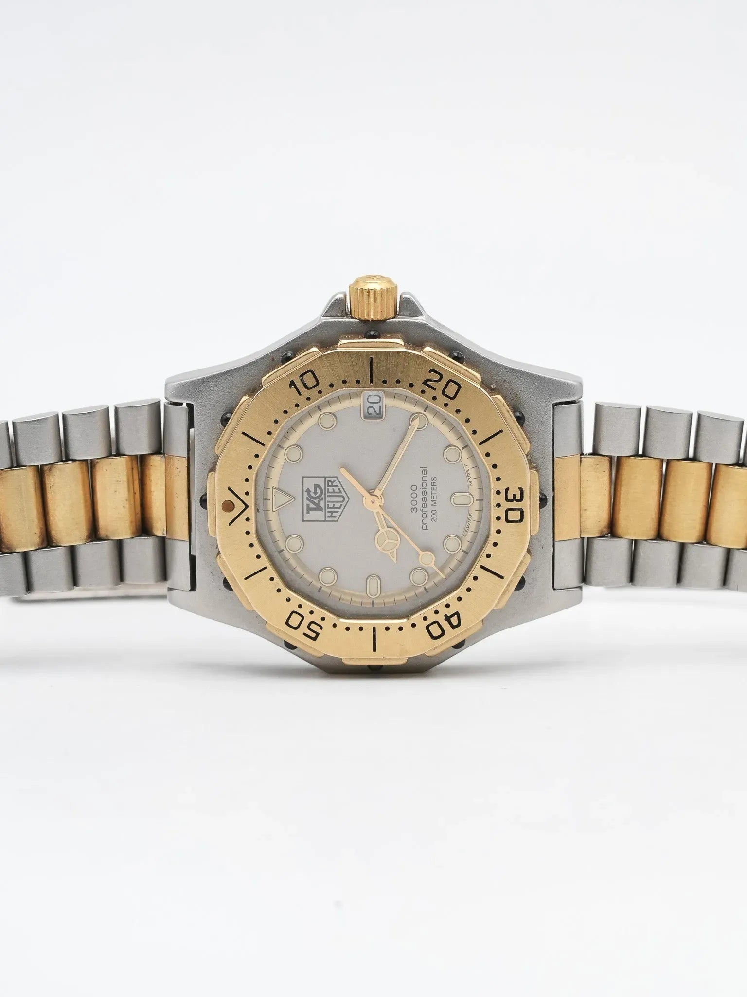 Tag Heuer - 3000 Professional 934.213 Bi-tons Acier Or - 1990s - Atelier Victor