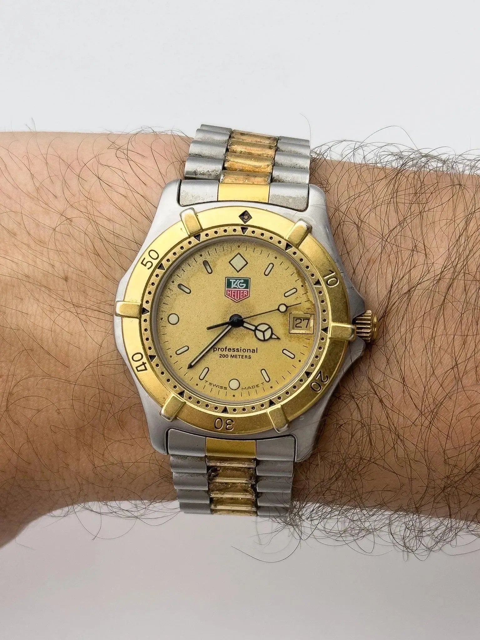 Tag Heuer - Professional 200M Acier & Plaqué or - 1990s - Atelier Victor - Vintage Shop