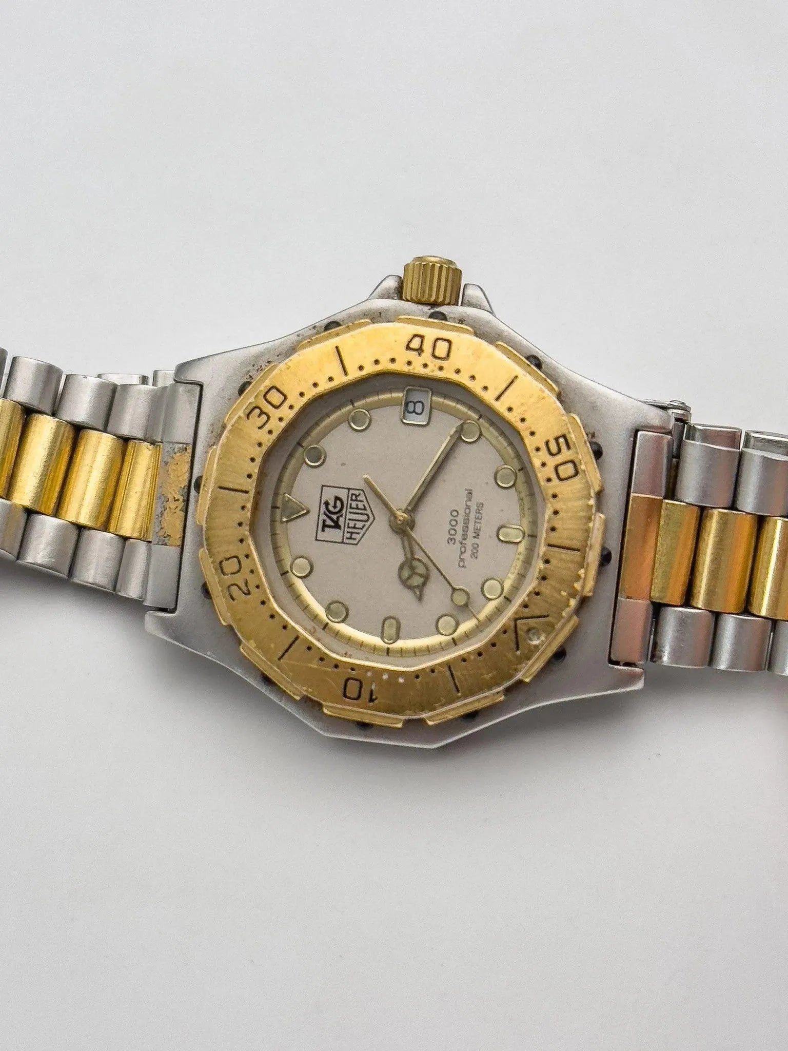 Tag Heuer - Professionnel 3000 Two Tones - 1990s - Atelier Victor - Vintage Shop