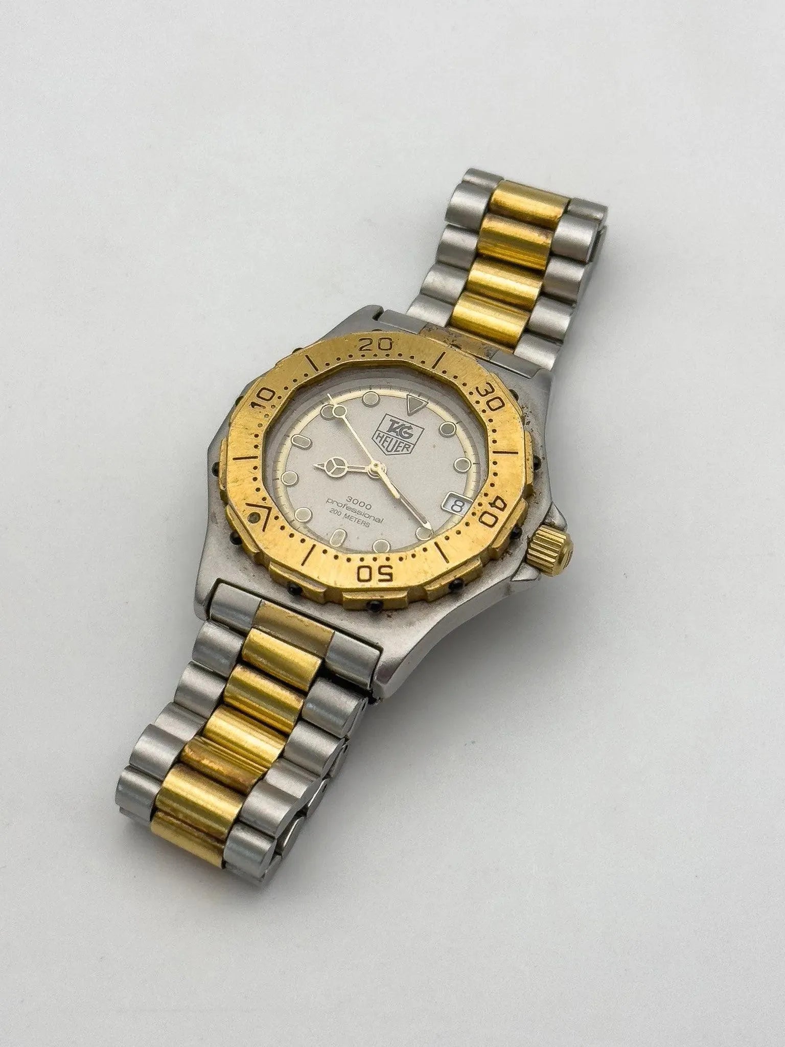 Tag Heuer - Professionnel 3000 Two Tones - 1990s - Atelier Victor - Vintage Shop