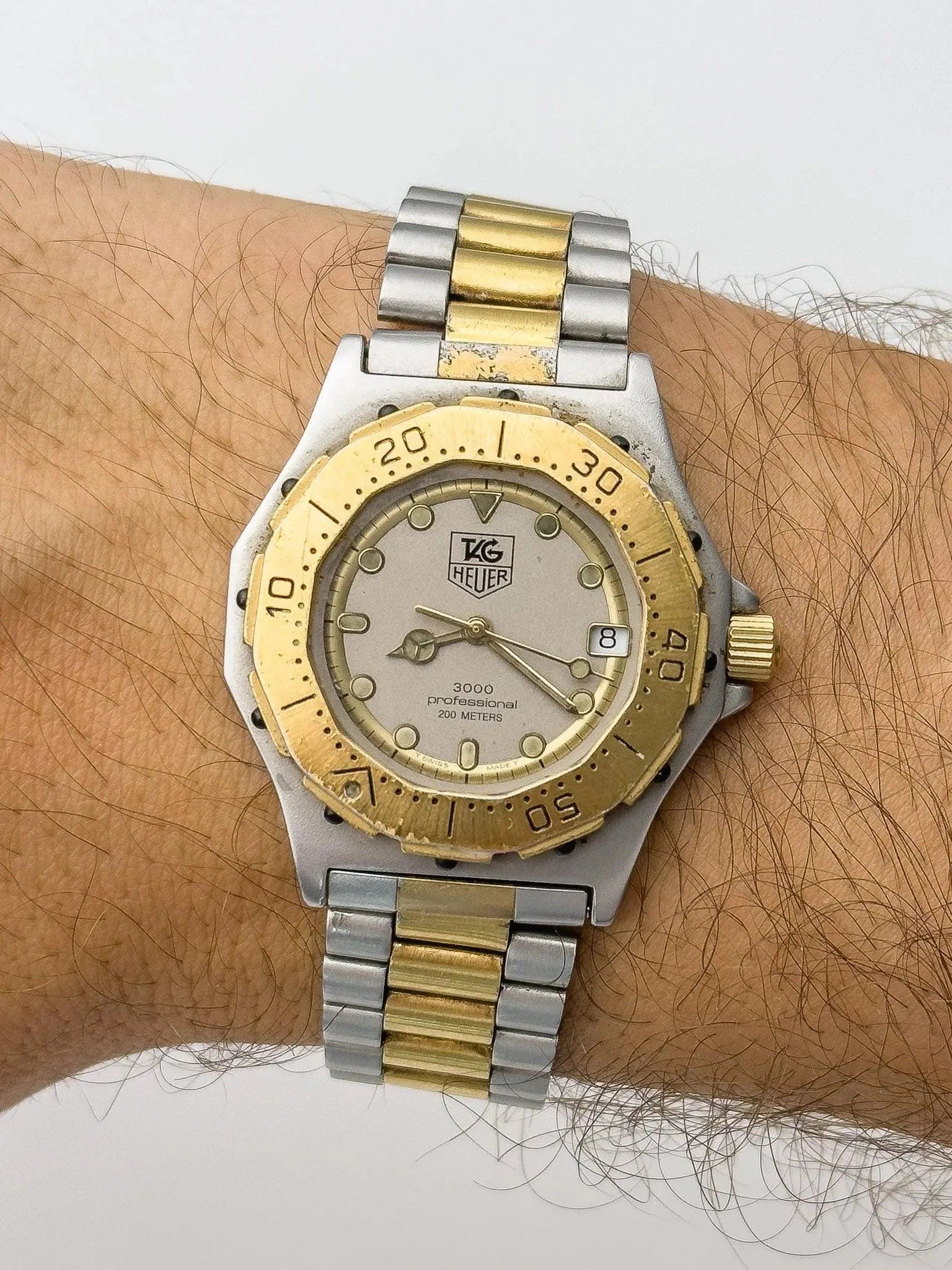 Tag Heuer - Professionnel 3000 Two Tones - 1990s - Atelier Victor - Vintage Shop