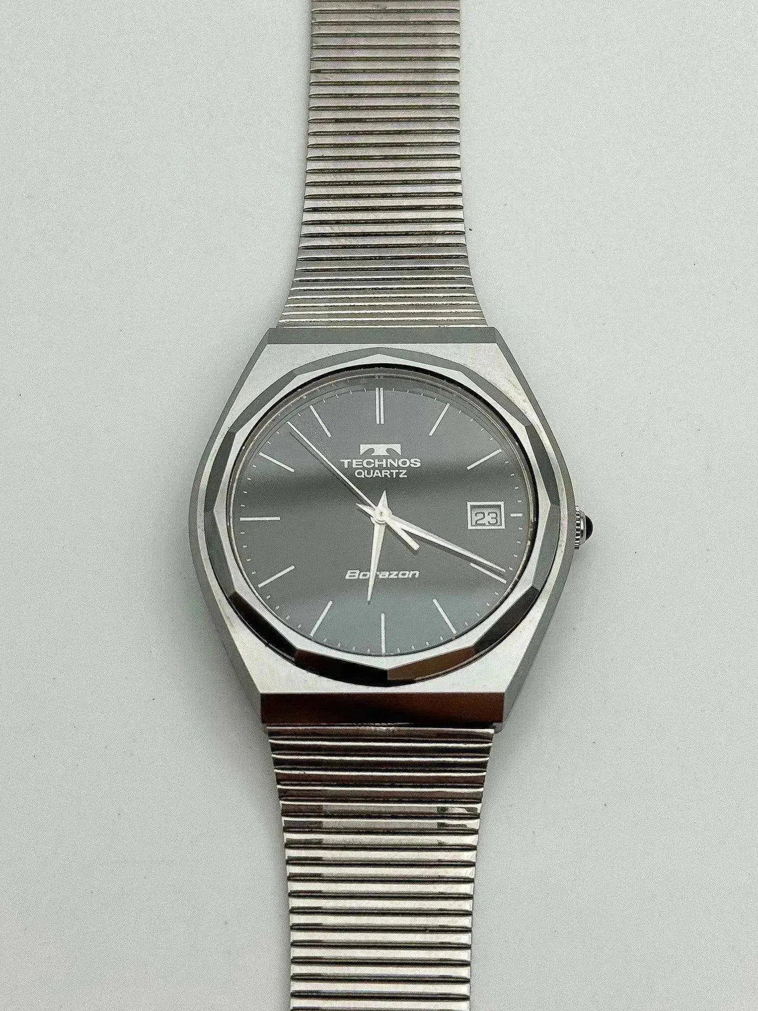 Technos - Black Steel - 1980s - Atelier Victor - Vintage Shop