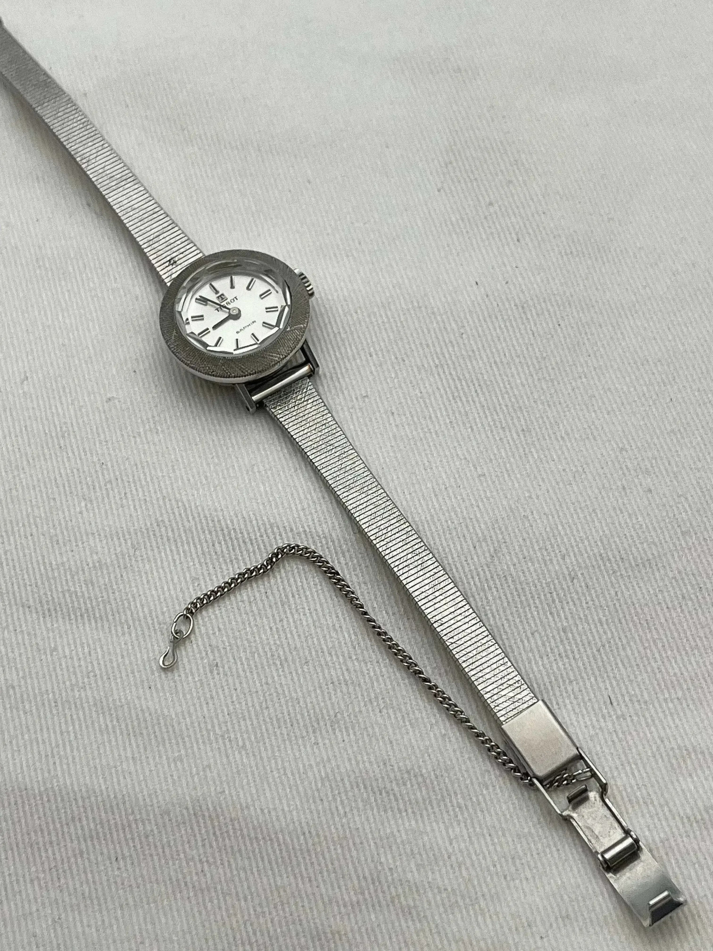 Tissot - Blanc Acier Femme - 1980s - Atelier Victor