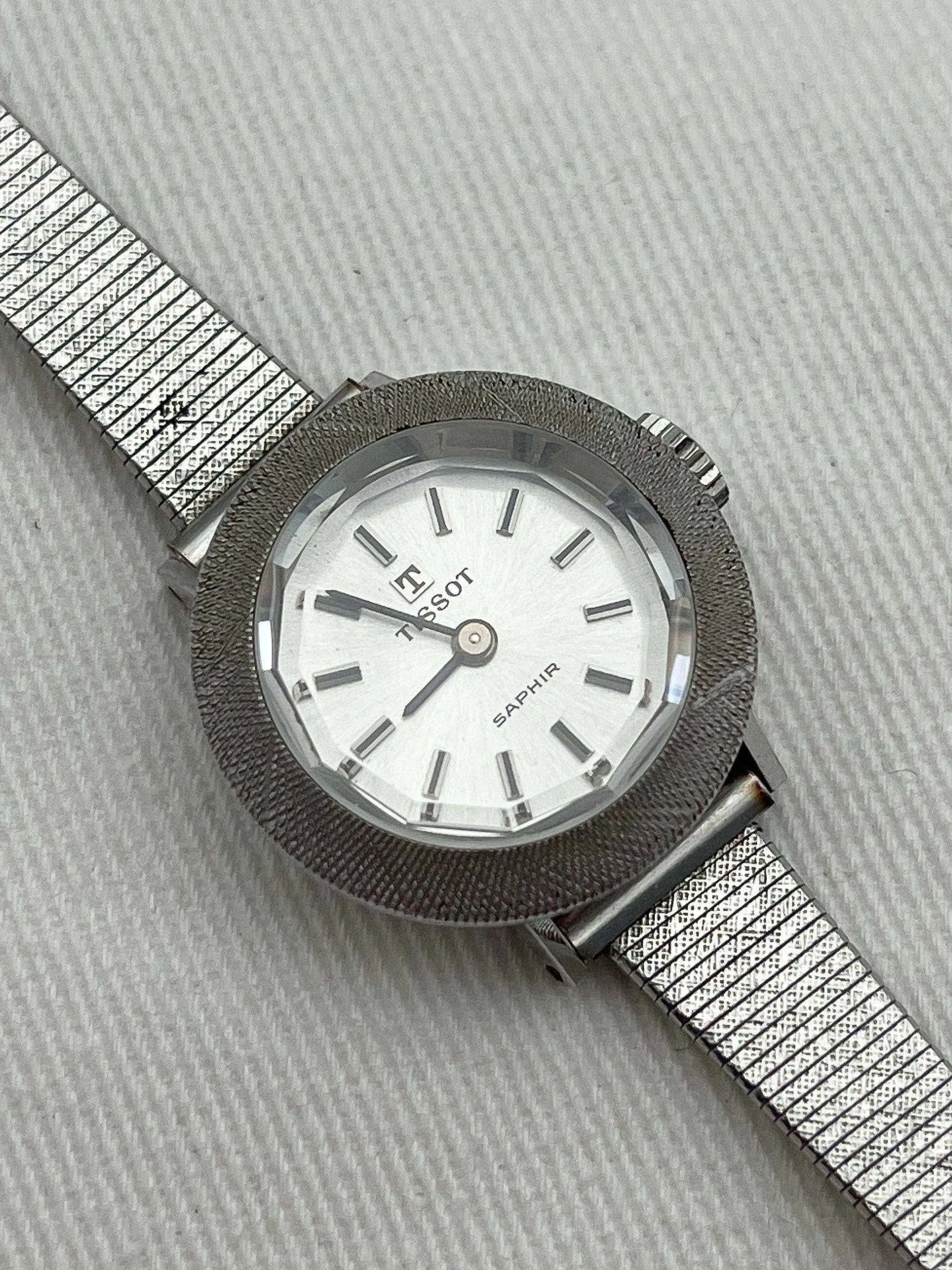 Tissot - Blanc Acier Femme - 1980s - Atelier Victor - Vintage Shop