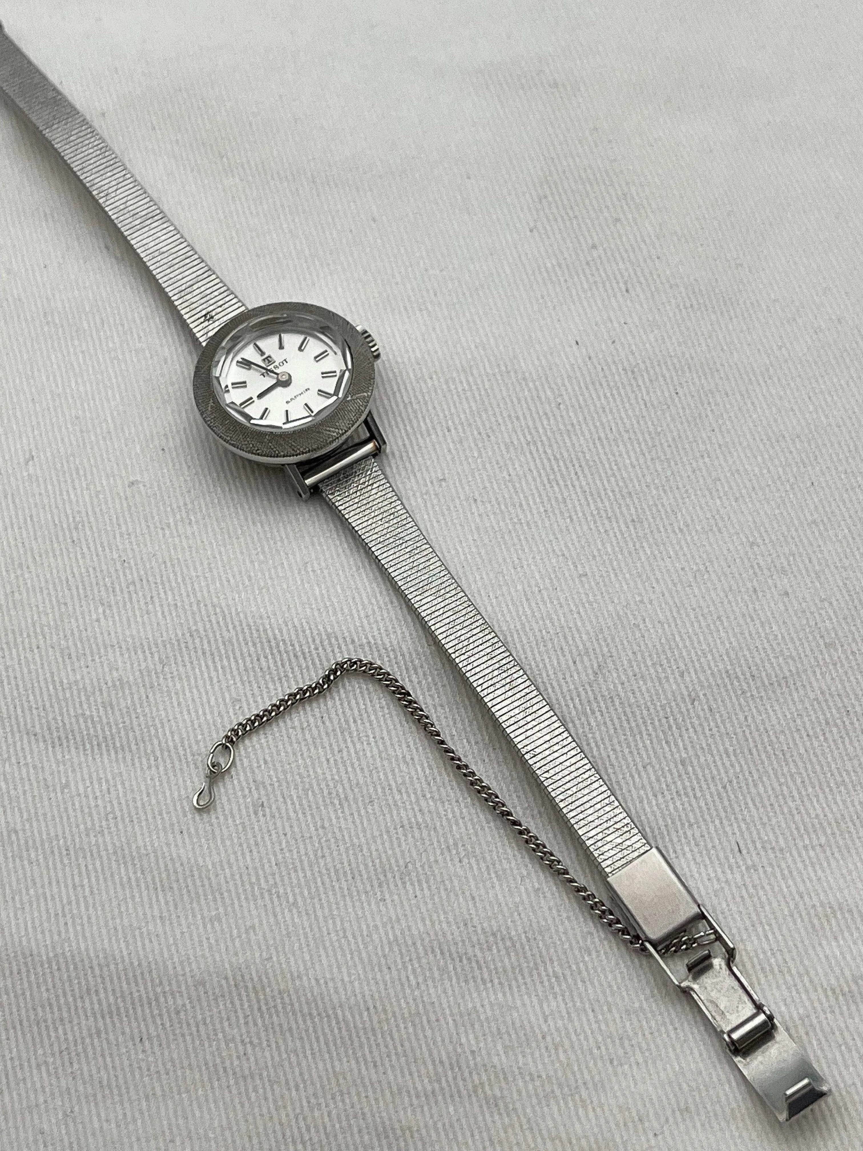 Tissot - Blanc Acier Femme - 1980s - Atelier Victor - Vintage Shop