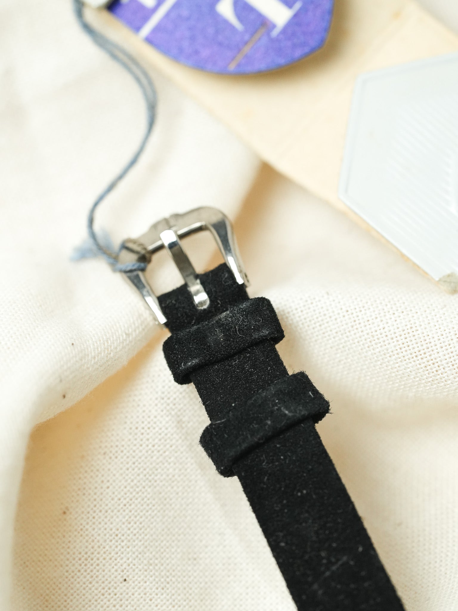 Tissot - Mini Dress Watch Acier Index Onyx - NOS - 1970s - Atelier Victor - Vintage Shop