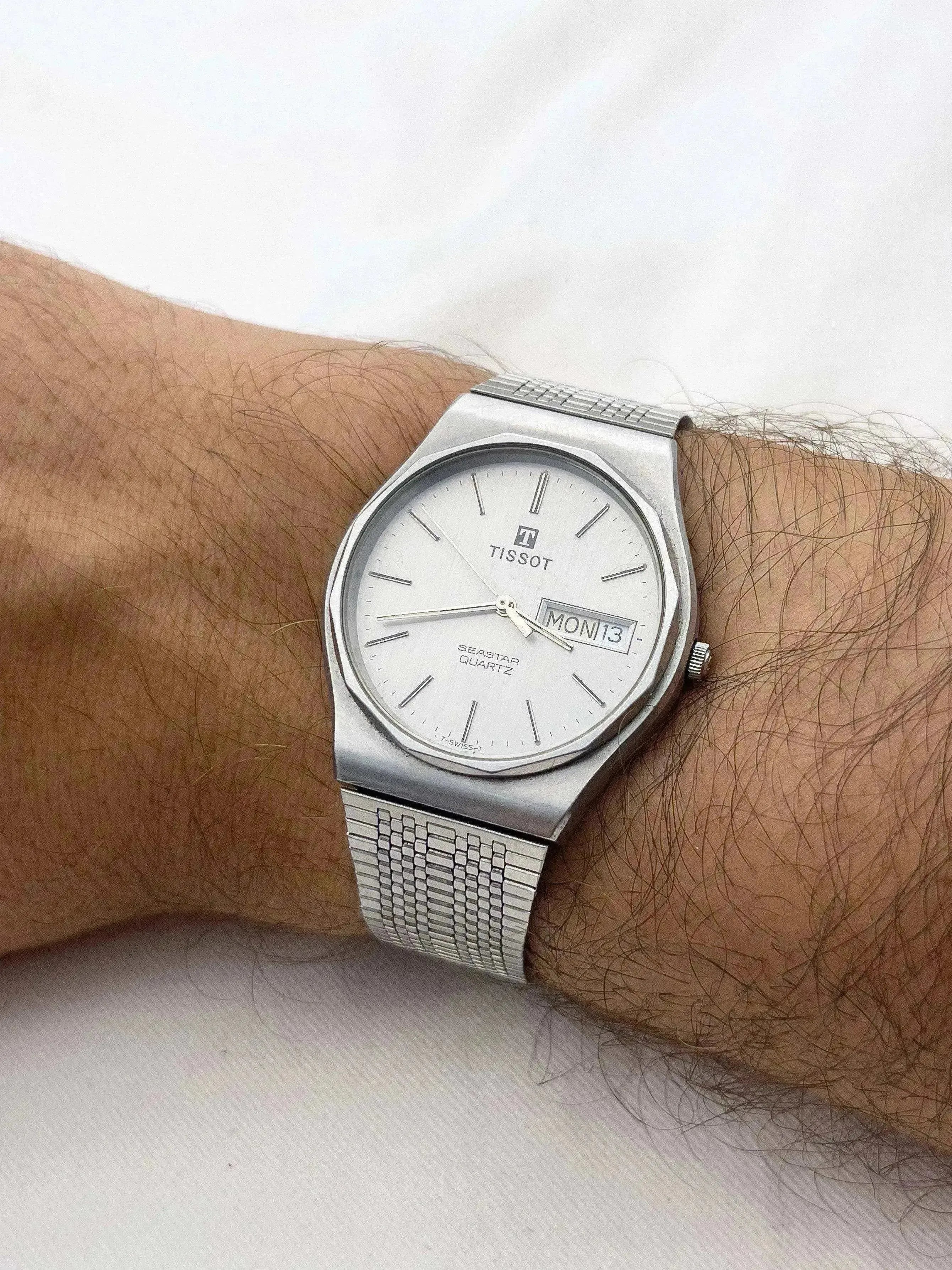 Tissot - Seastar DayDate Acier - 1990s - Atelier Victor