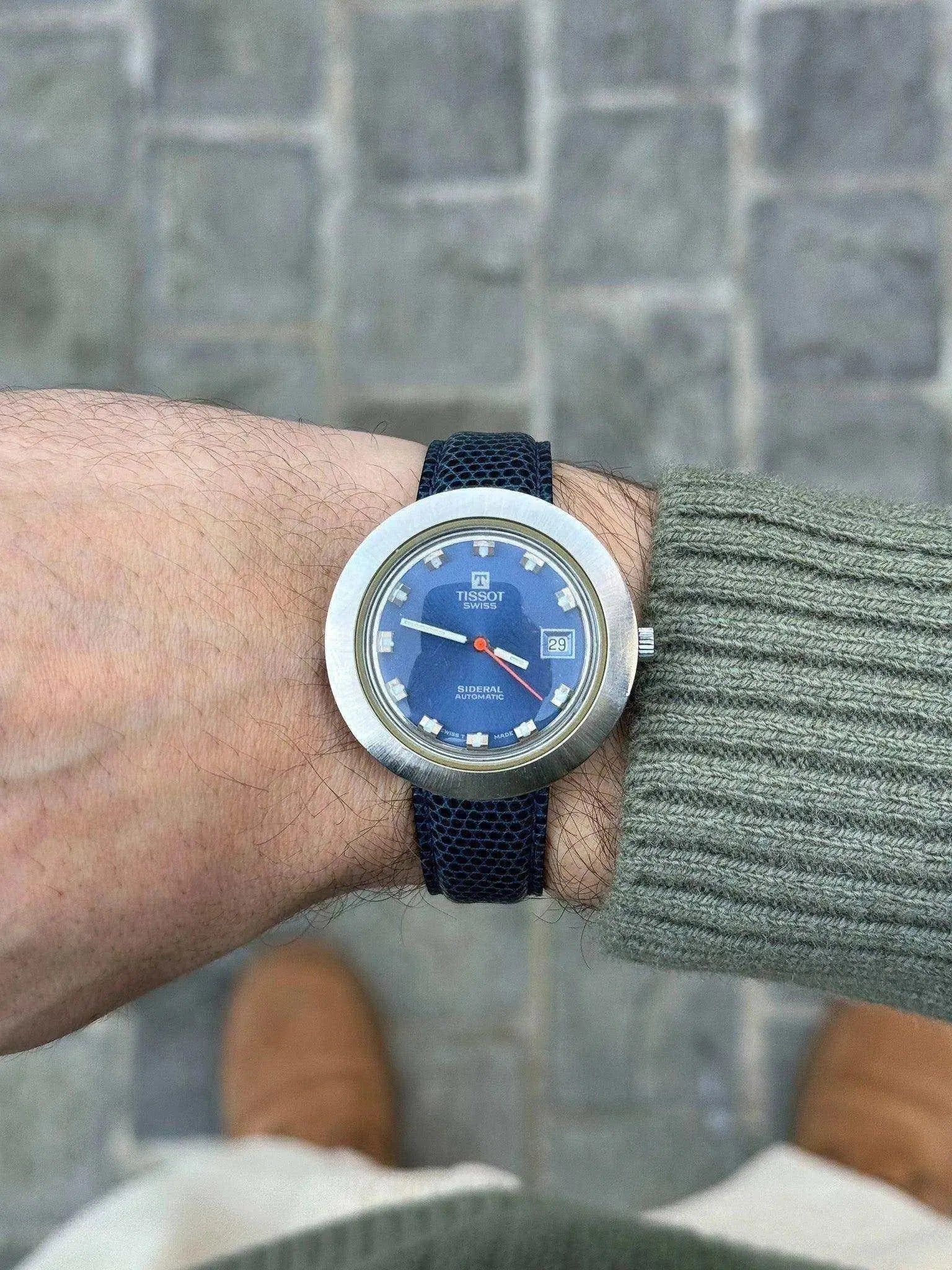 Tissot - Sideral Fiberglass Bleu - 1970s - Atelier Victor