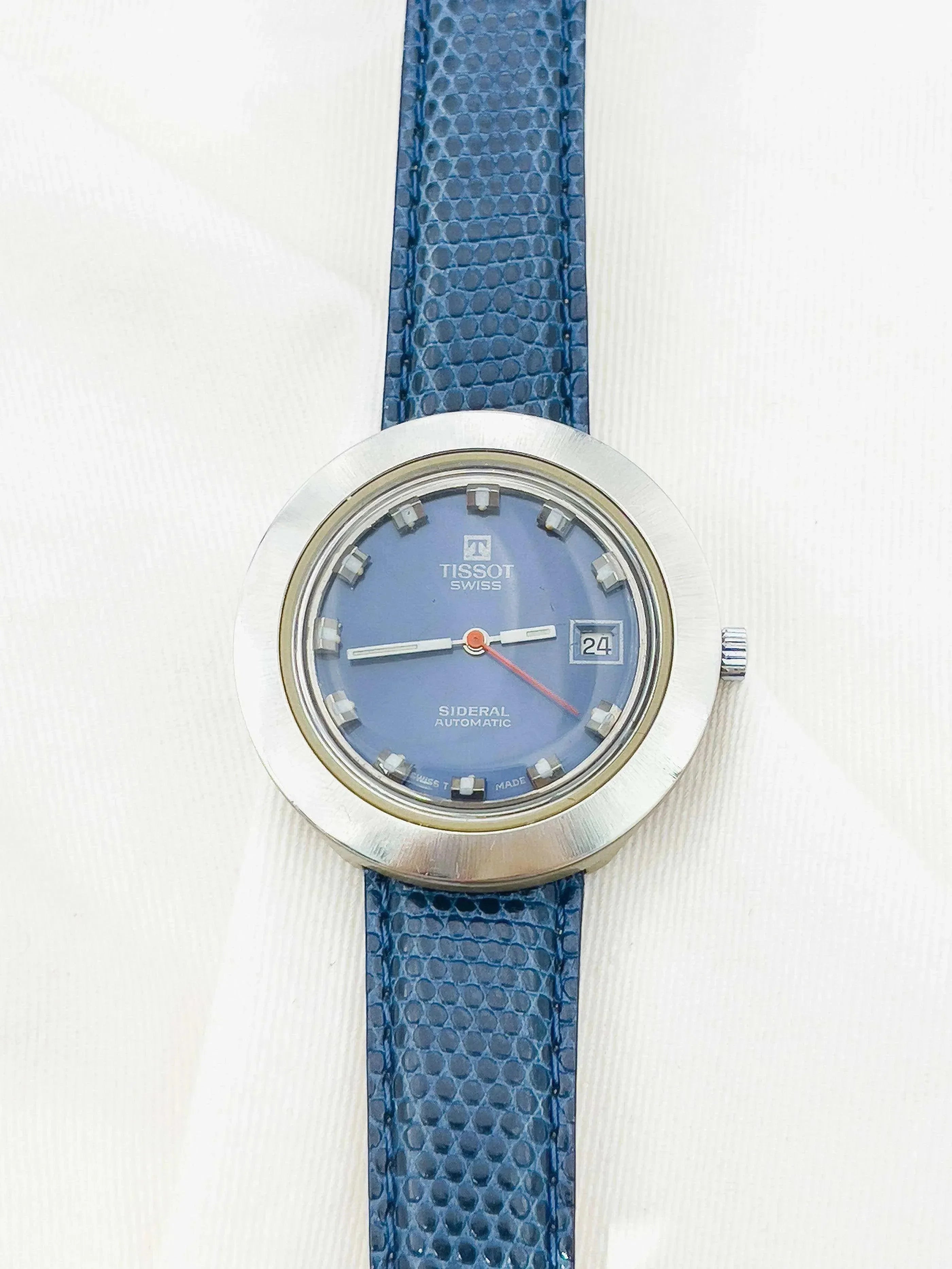 Tissot - Sideral Fiberglass Bleu - 1970s - Atelier Victor - Vintage Shop