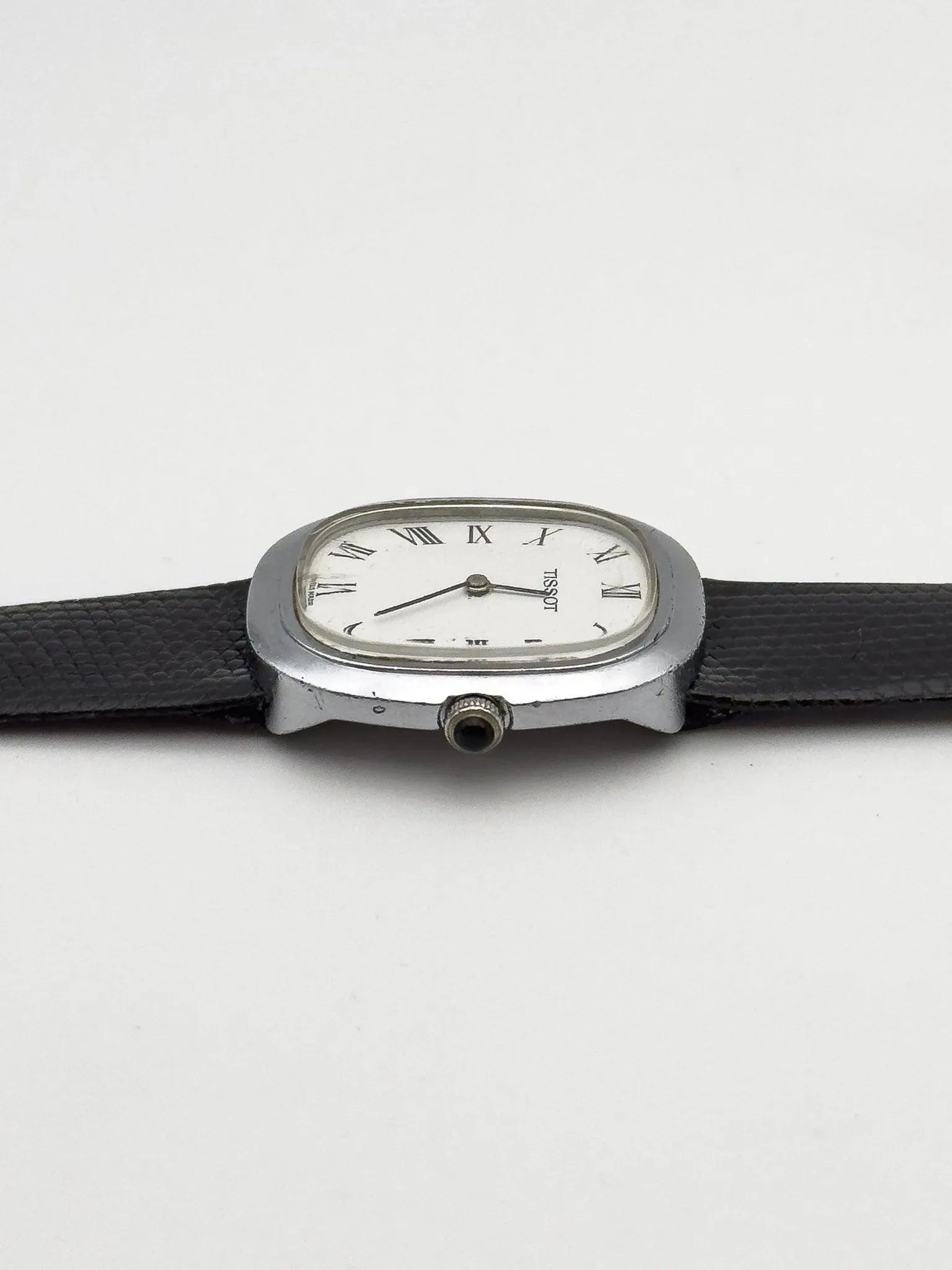 Tissot - Tonneau Romain Cabochon - 1970s - Atelier Victor Paris - Vintage Watch Shop Dubai