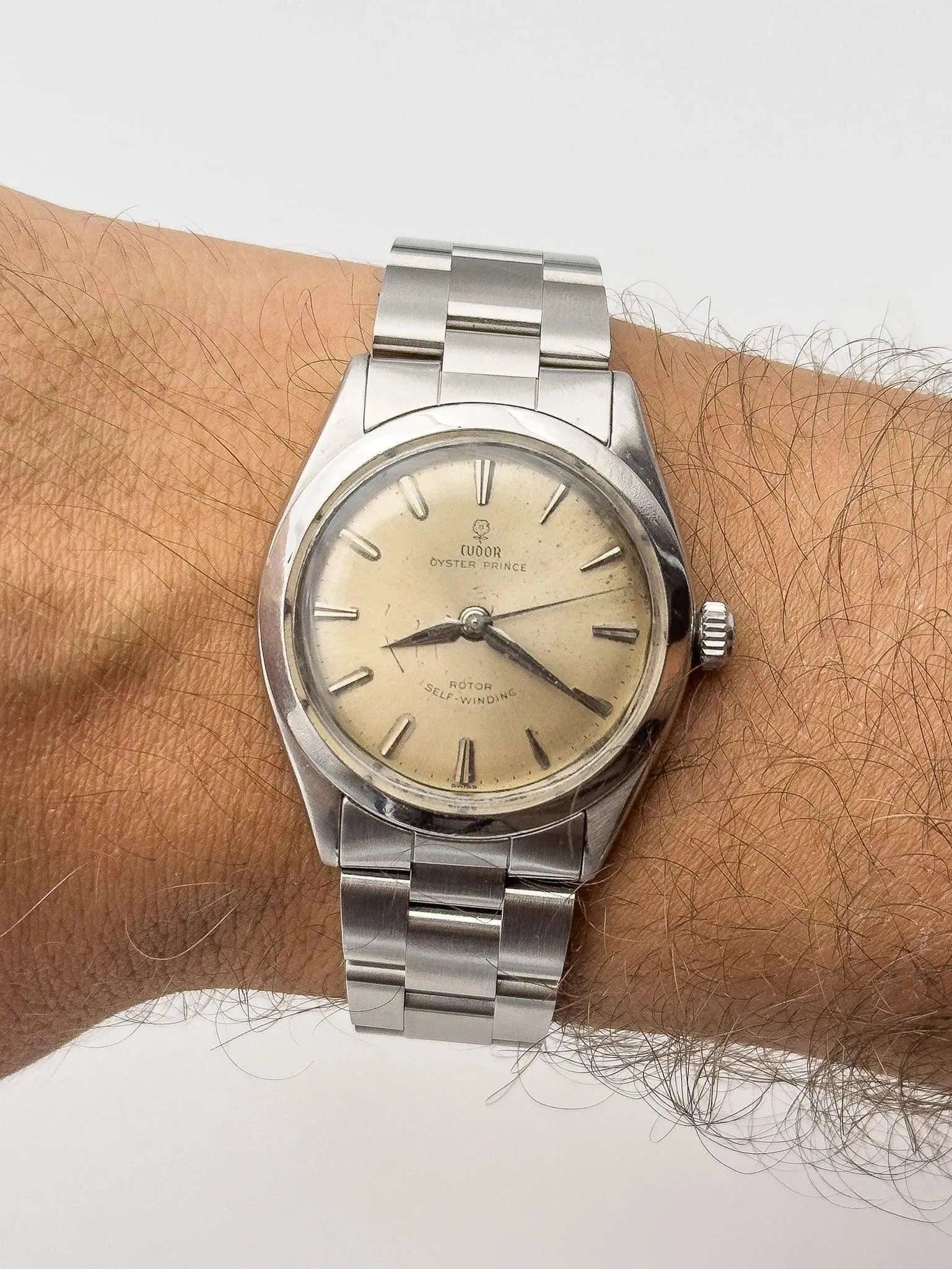 Tudor Rolex - Oyster Prince Patina - 1970s - Atelier Victor Paris - Vintage Watch Shop Dubai