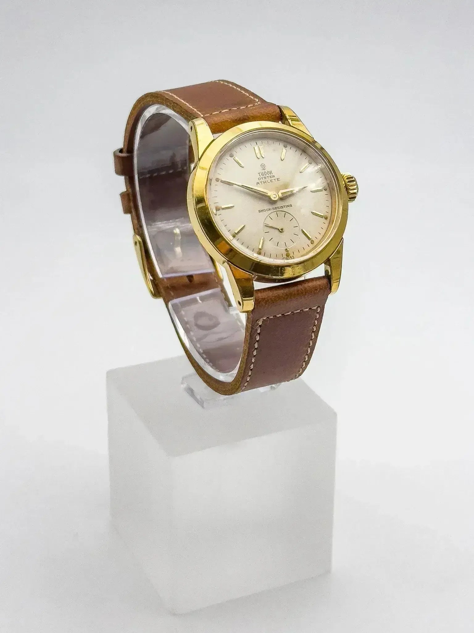 Tudor x Rolex - RARE Oyster Edition Athlete 7927 plaqué or - 1959 - Atelier Victor