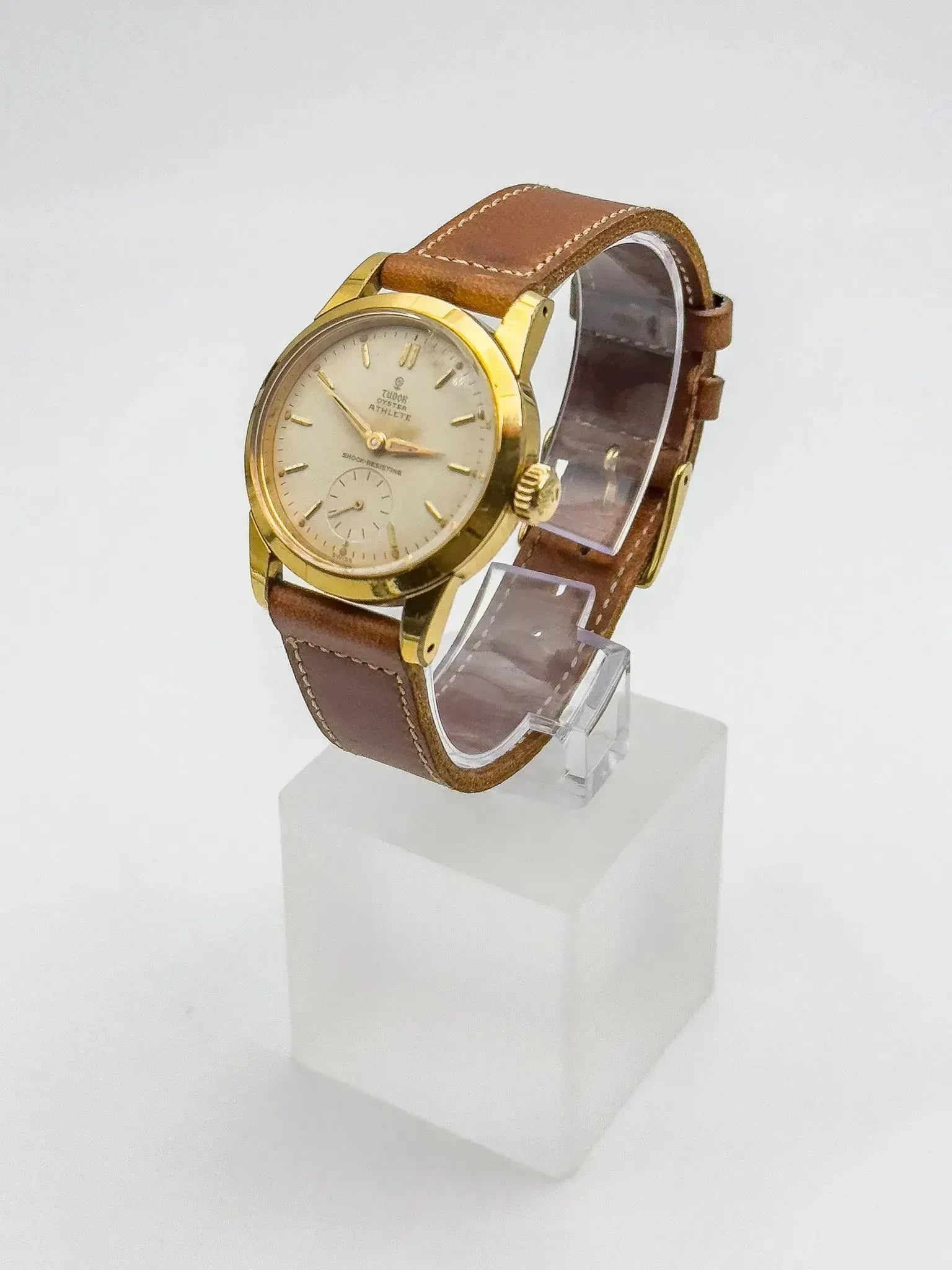 Tudor x Rolex - RARE Oyster Edition Athlete 7927 plaqué or - 1959 - Atelier Victor