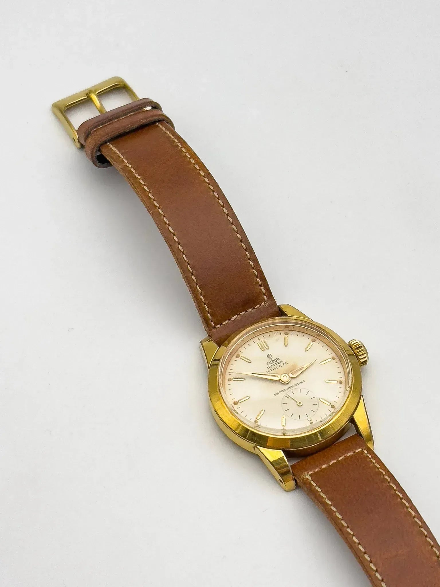 Tudor x Rolex - RARE Oyster Edition Athlete 7927 plaqué or - 1959 - Atelier Victor