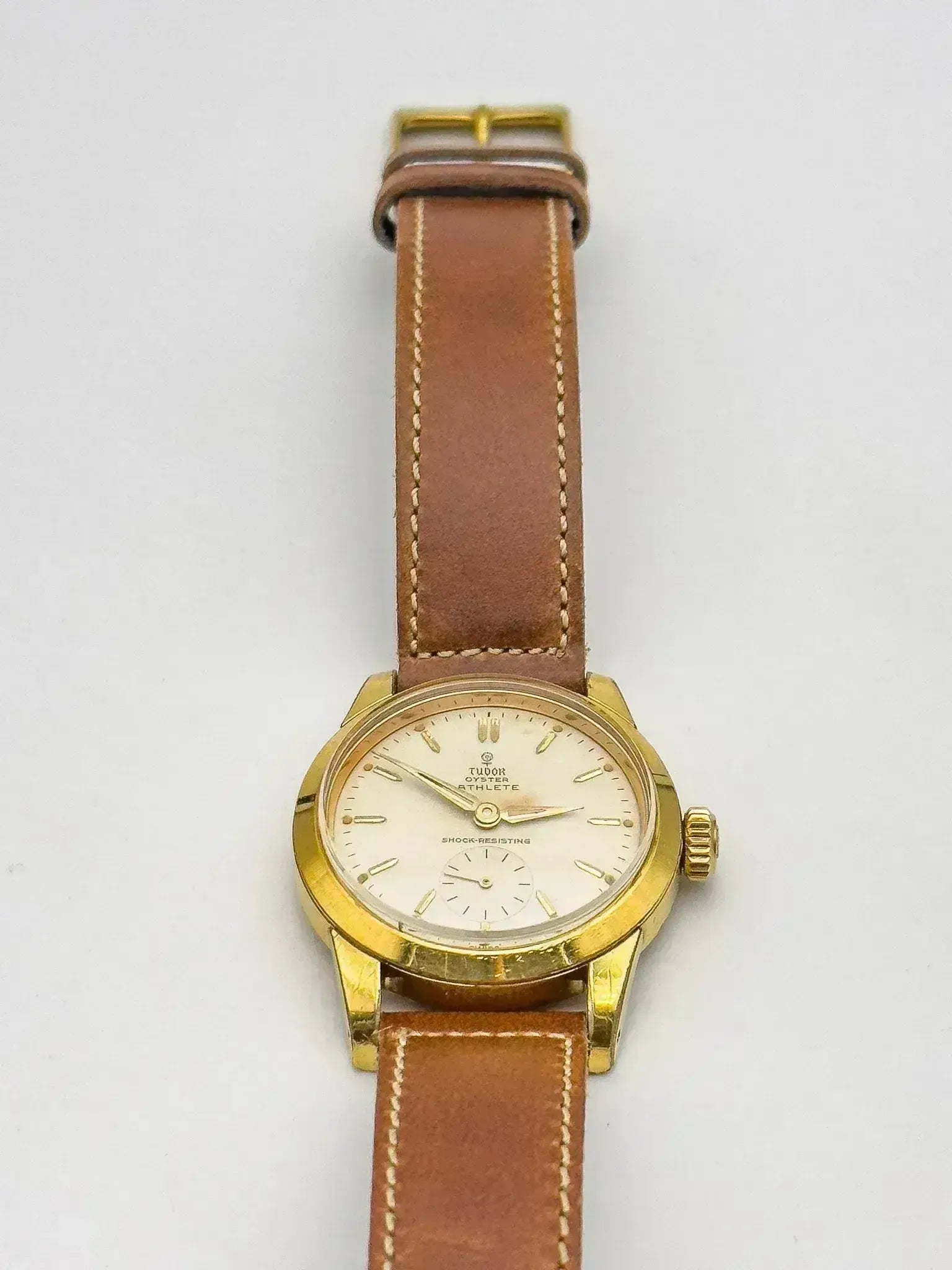 Tudor x Rolex - RARE Oyster Edition Athlete 7927 plaqué or - 1959 - Atelier Victor