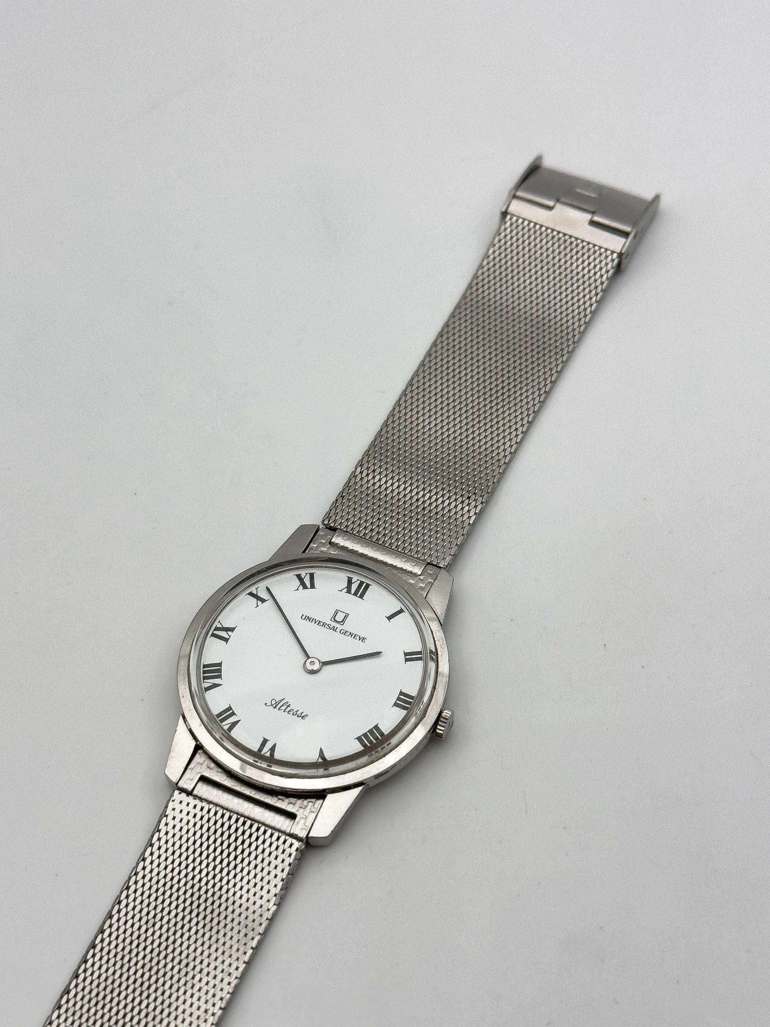 Universal Genève - Altesse Ultra Thin Full Steel - 1970s - Atelier Victor - Vintage Shop