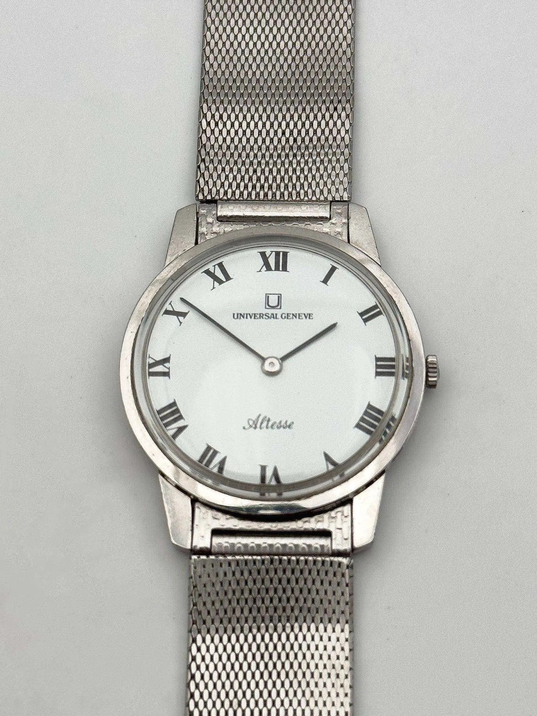 Universal Genève - Altesse Ultra Thin Full Steel - 1970s - Atelier Victor - Vintage Shop
