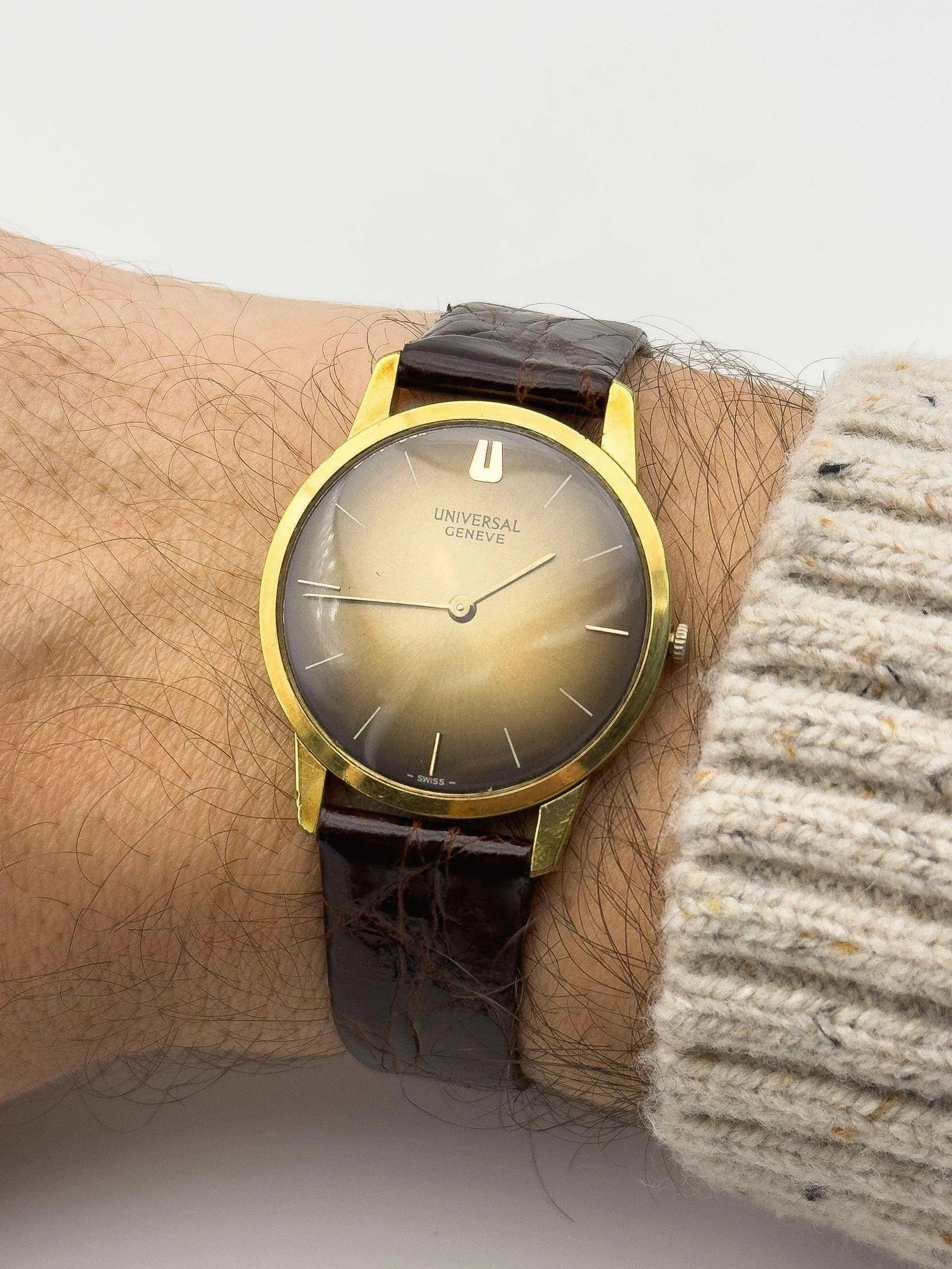 Universal Genève - Bronze - 1970s - Atelier Victor Paris - Vintage Watch Shop Dubai