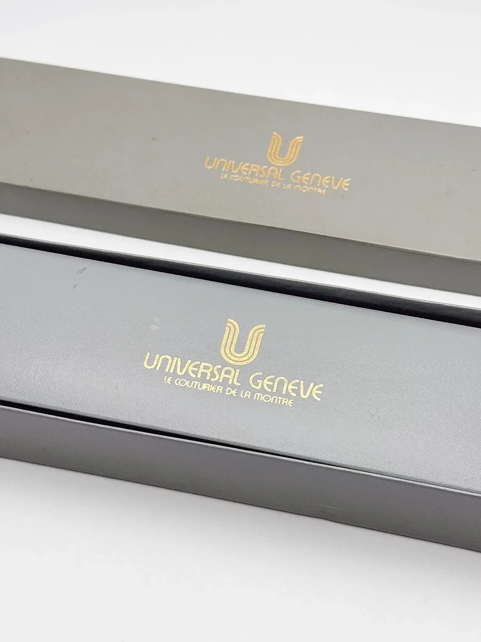 Universal Genève - Cadran Blanc plaqué or - NOS - FULL SET - 1993 - Atelier Victor