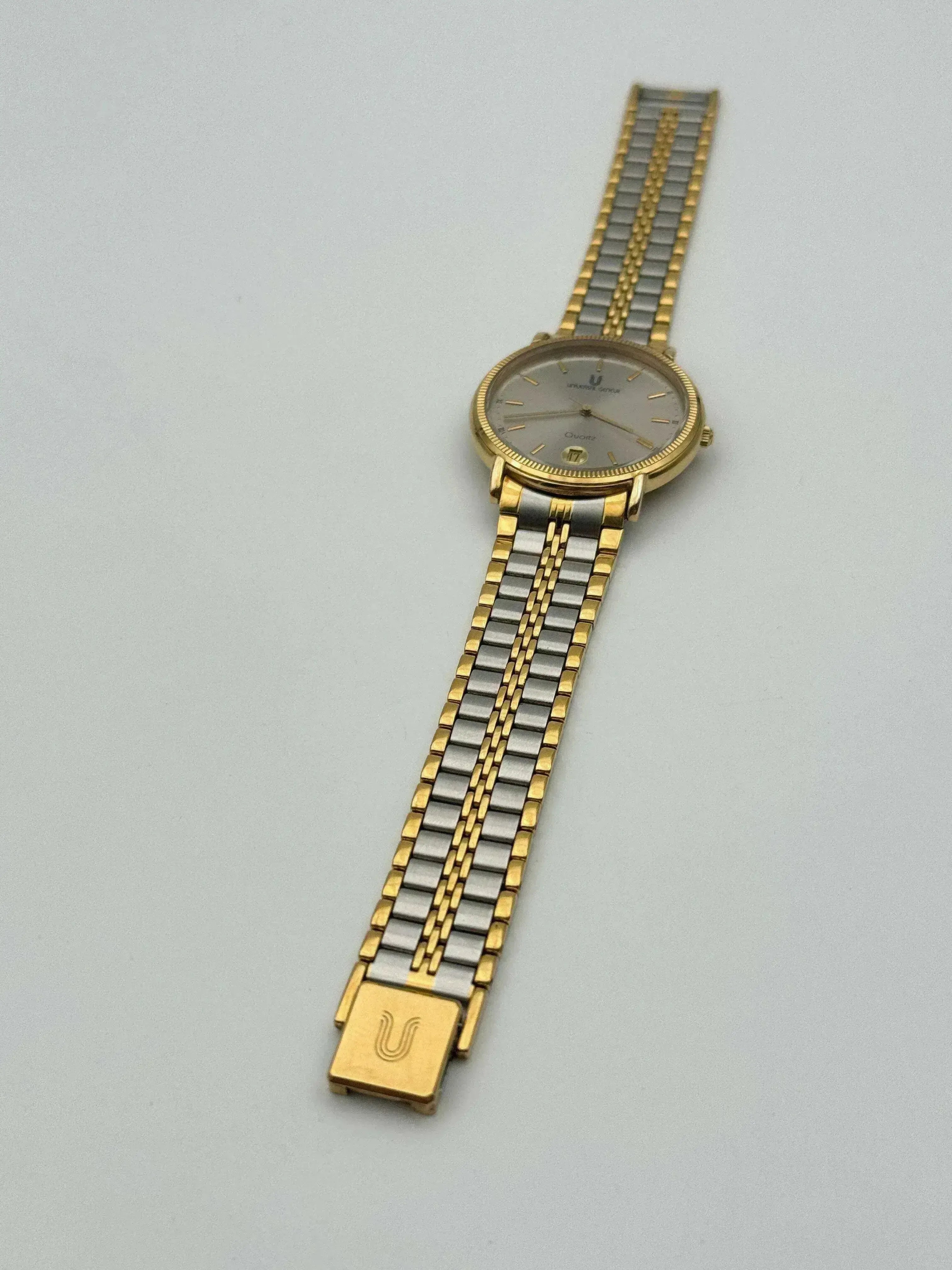 Universal Genève - Circle Steel & Gold Cannelé - 1980’s - Atelier Victor