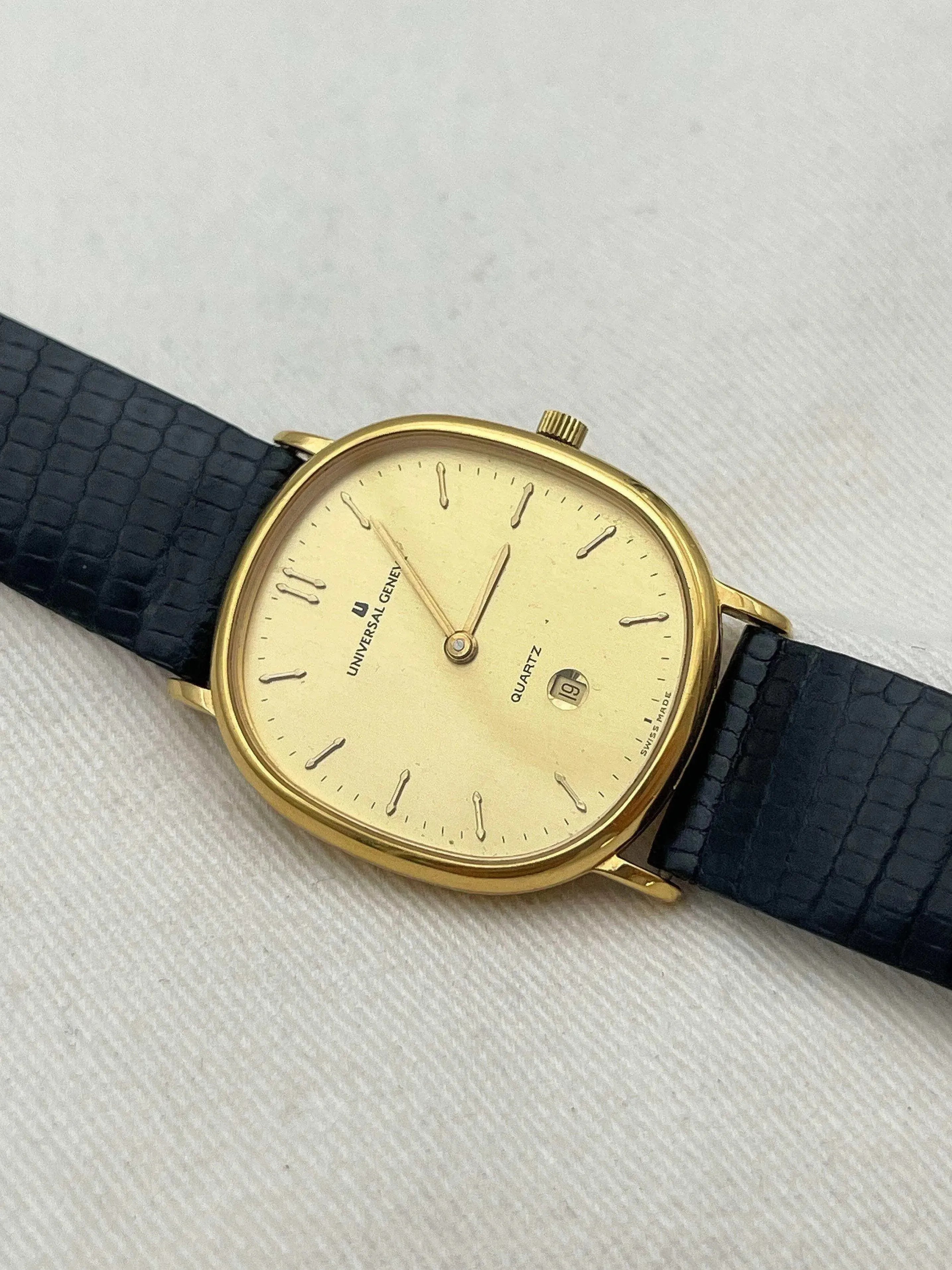 Universal Genève - Ellipse Date 6h - 1980s - Atelier Victor