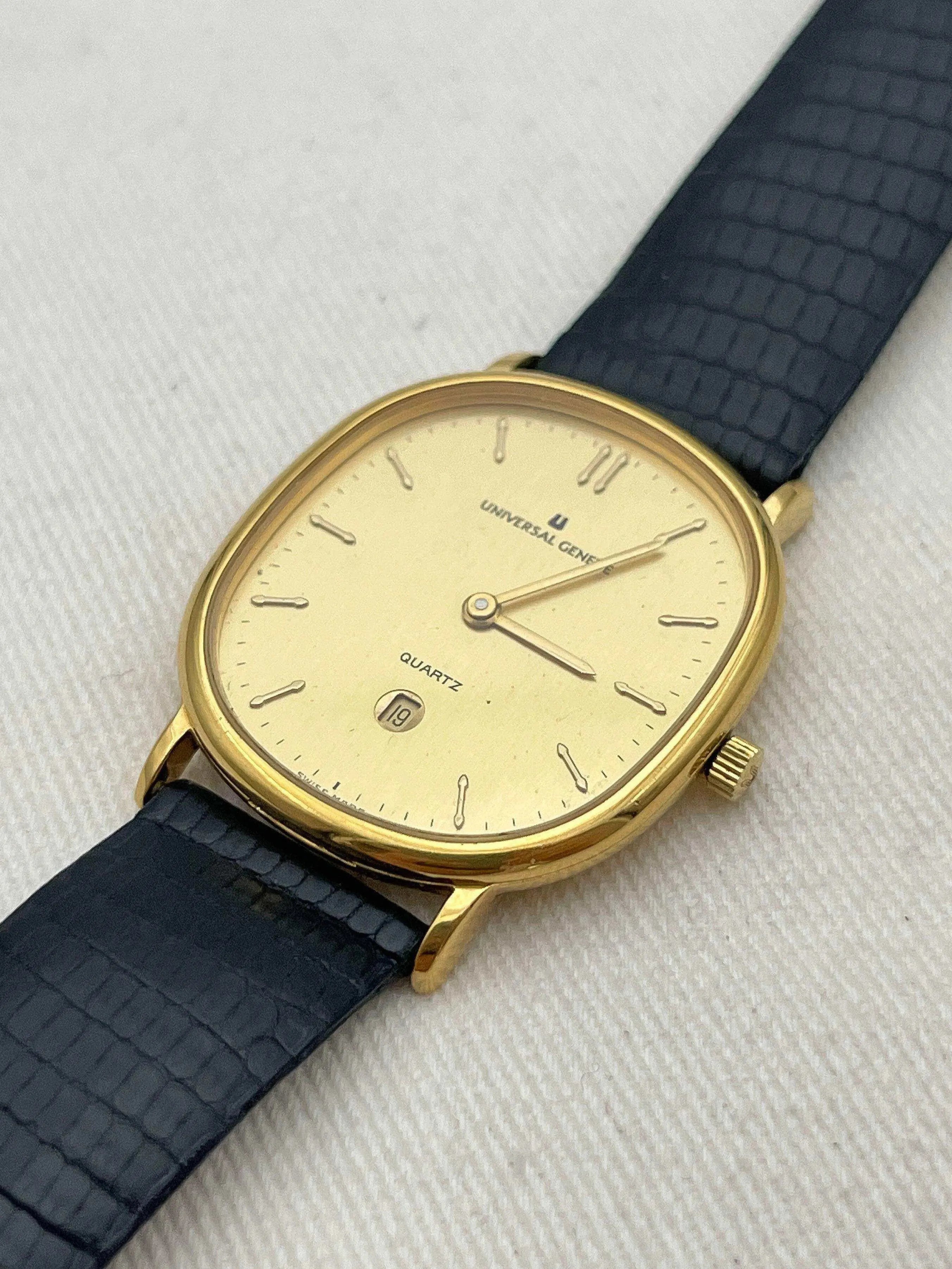 Universal Genève - Ellipse Date 6h - 1980s - Atelier Victor Paris - Vintage Watch Shop Dubai