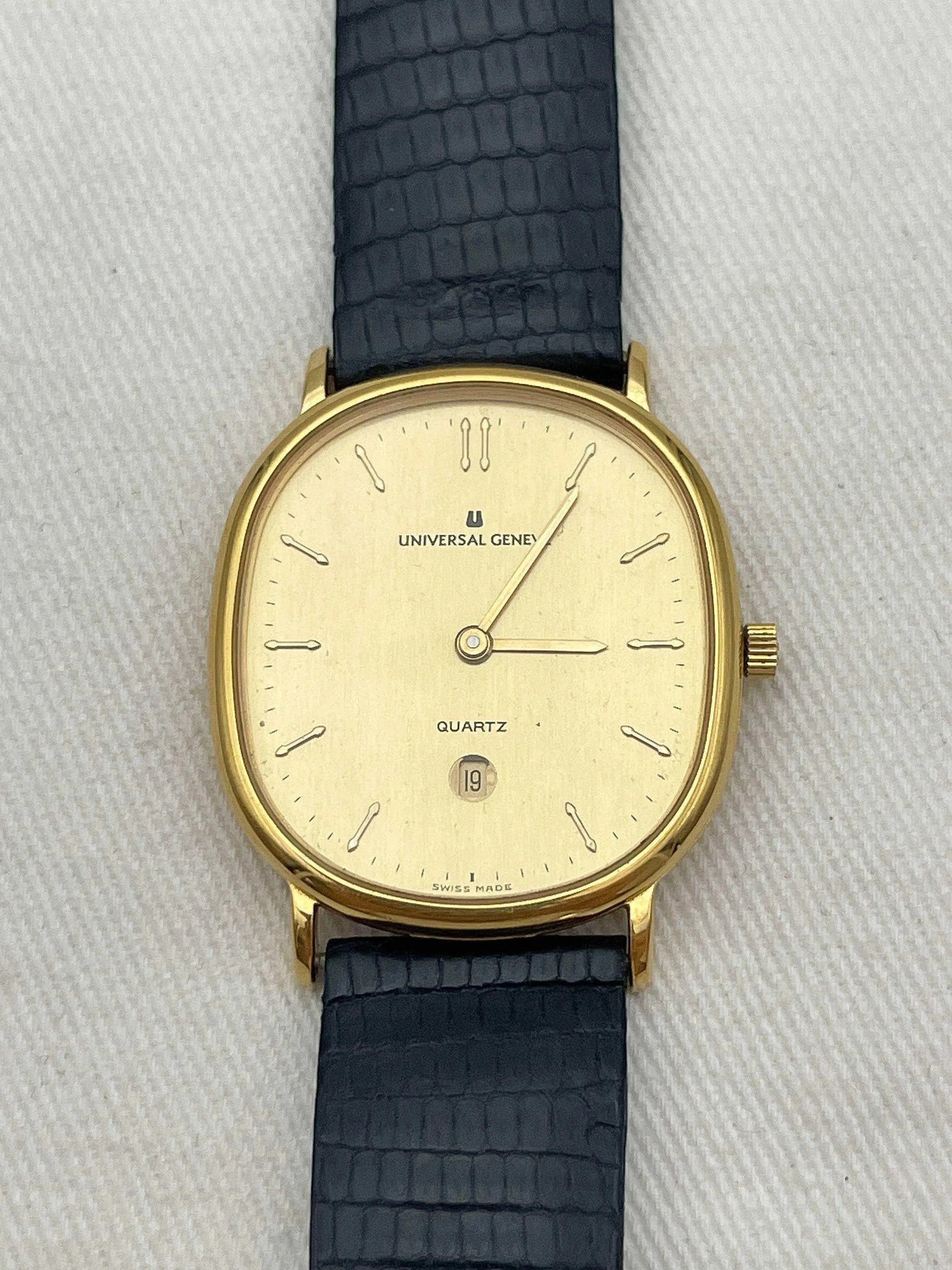 Universal Genève - Ellipse Date 6h - 1980s - Atelier Victor Paris - Vintage Watch Shop Dubai
