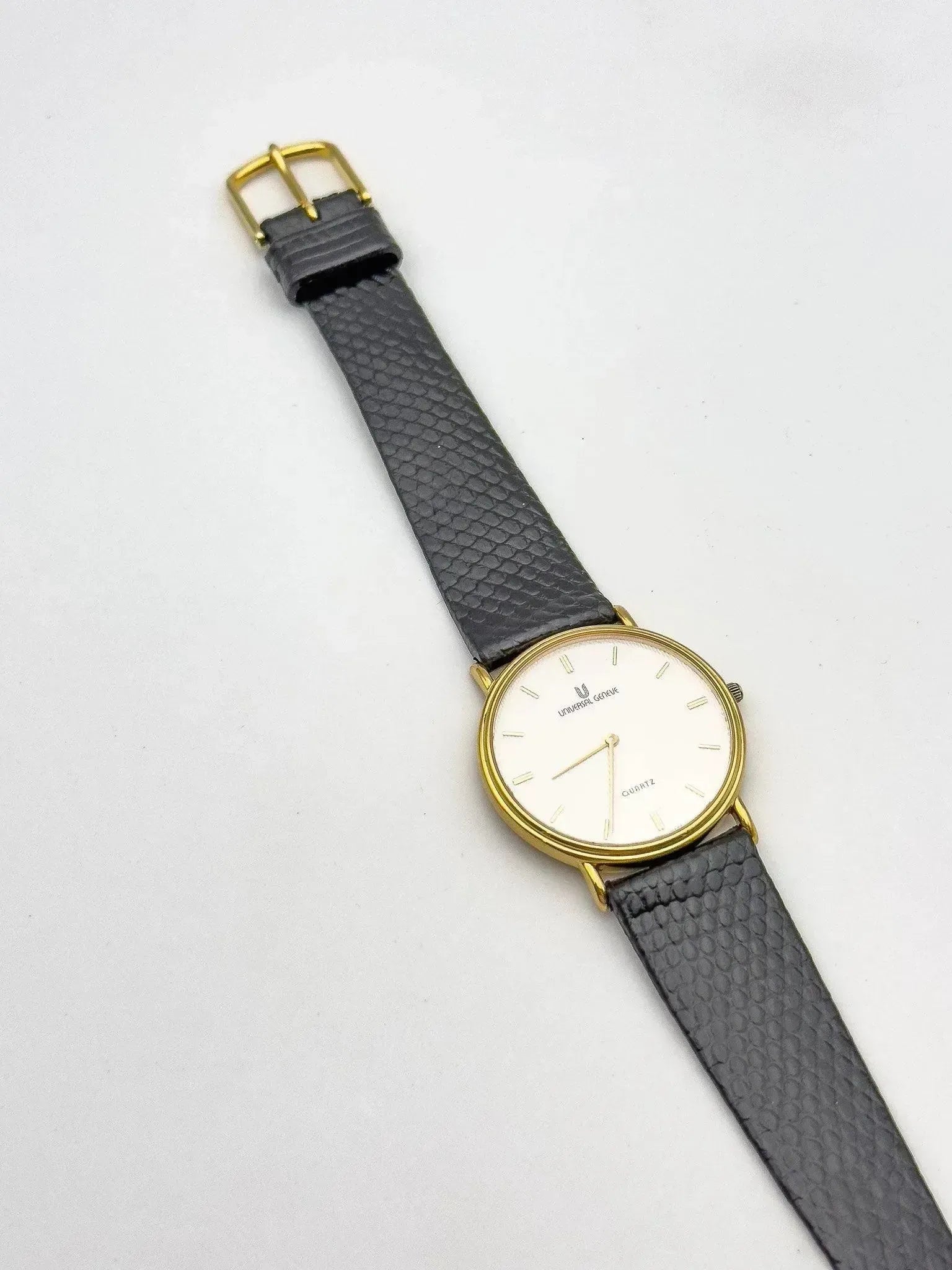 Universal Genève - Extra plate Blanc Clous de Paris - 1980s - Atelier Victor