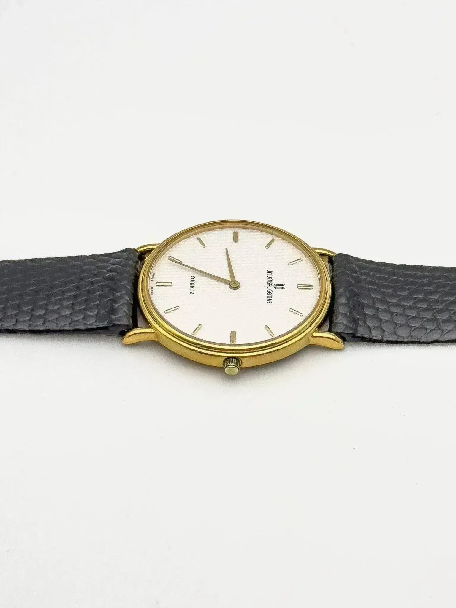 Universal Genève - Extra plate Blanc Clous de Paris - 1980s - Atelier Victor