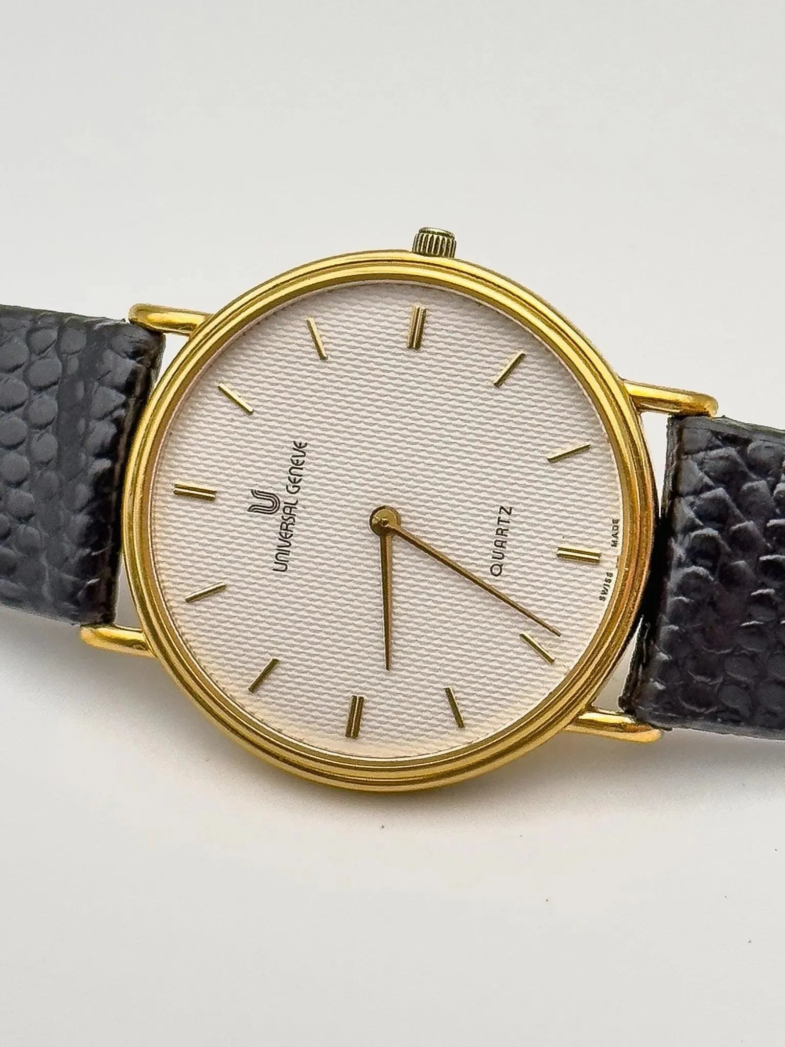 Universal Genève - Extra plate Blanc Clous de Paris - 1980s - Atelier Victor