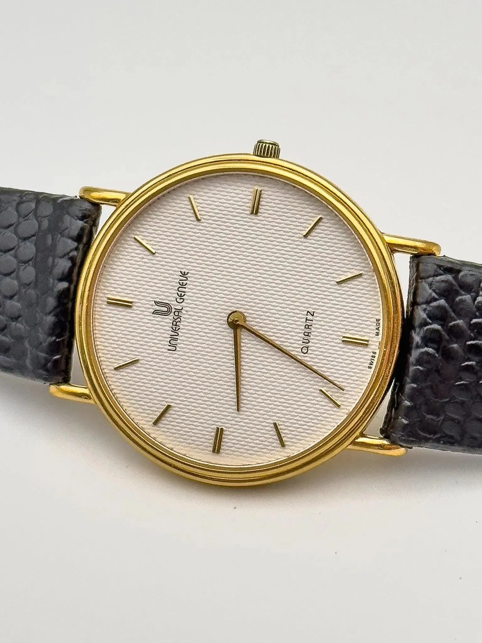 Universal Genève - Extra plate Blanc Clous de Paris - 1980s - Atelier Victor