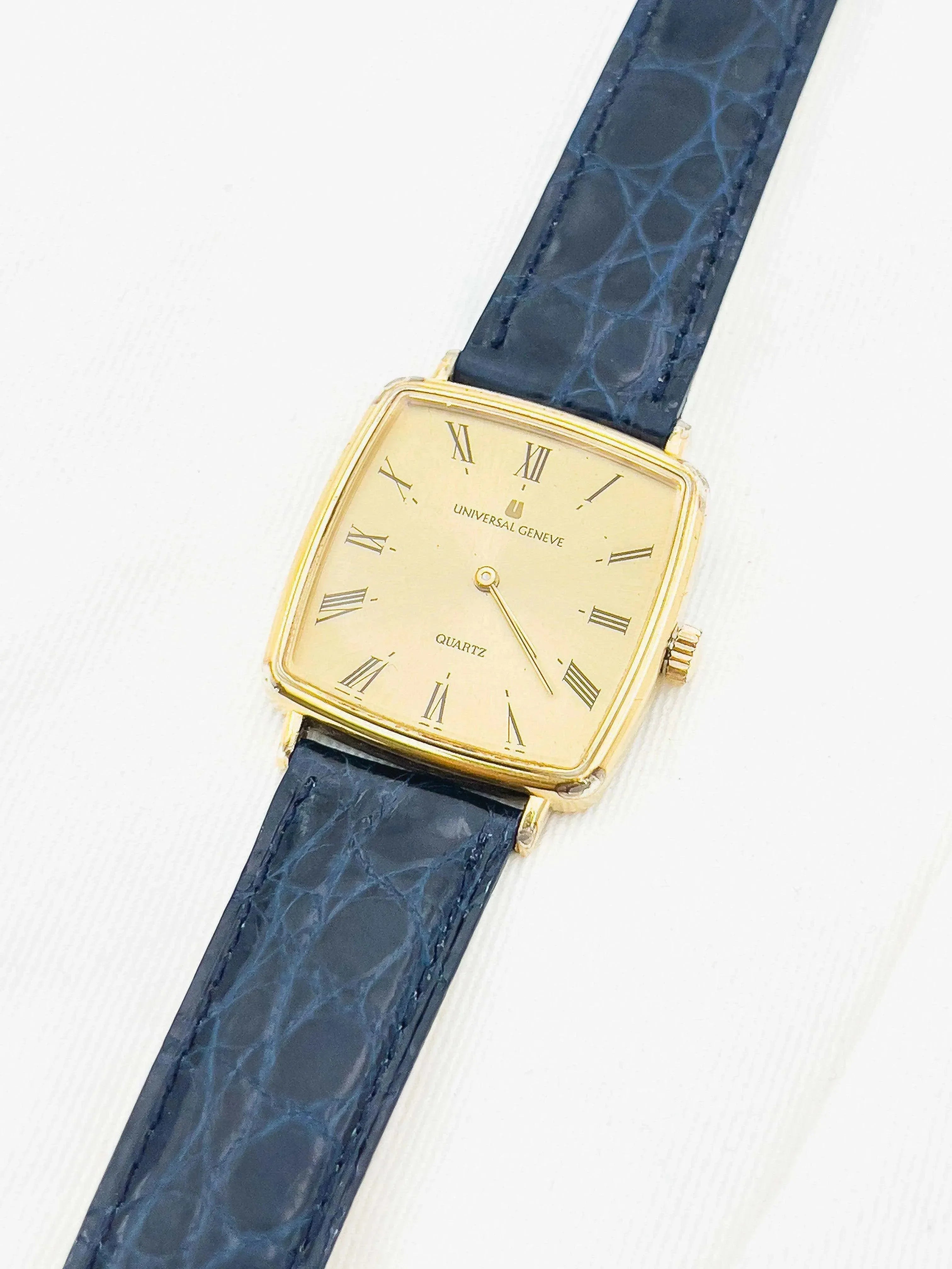 Universal Genève - Index Romain Carré Quartz - 1970s - Atelier Victor - Vintage Shop