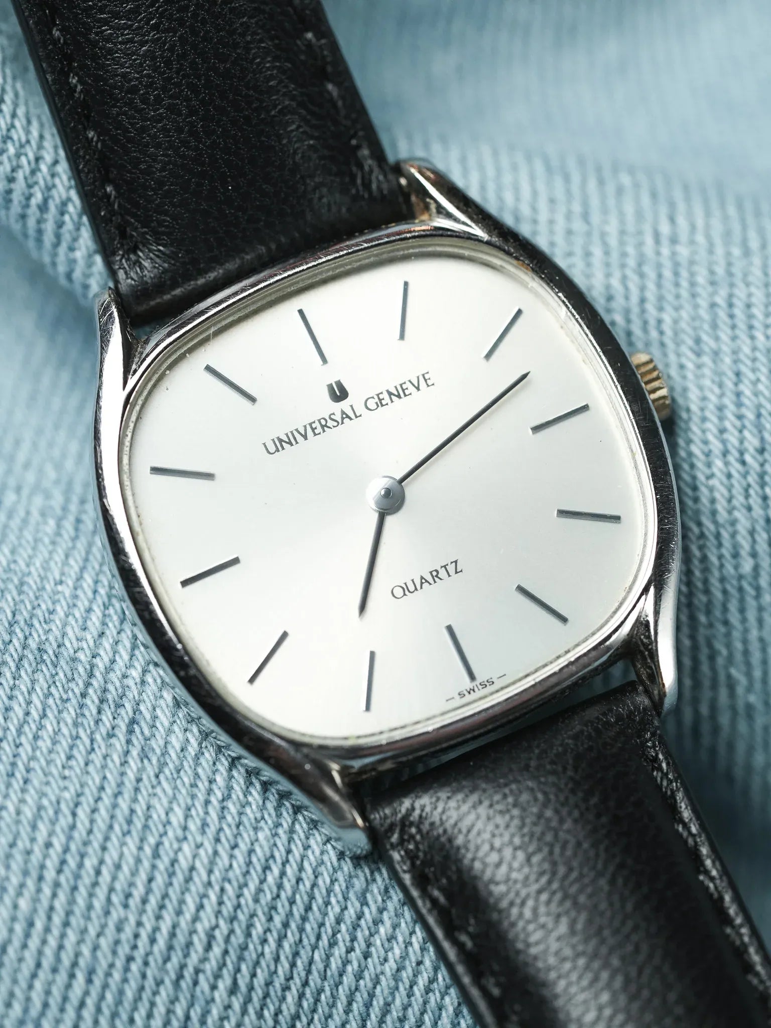 Universal Genève - Octogonale Extra Plate Acier - 1980s - Atelier Victor